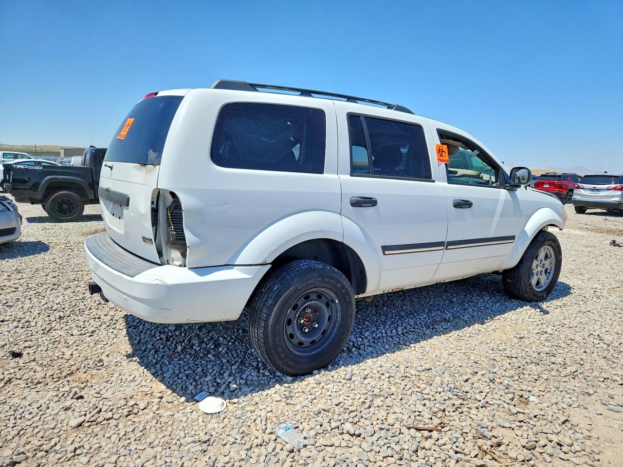 2008 Dodge Durango Slt White vin: 1D8HB48N38F159447