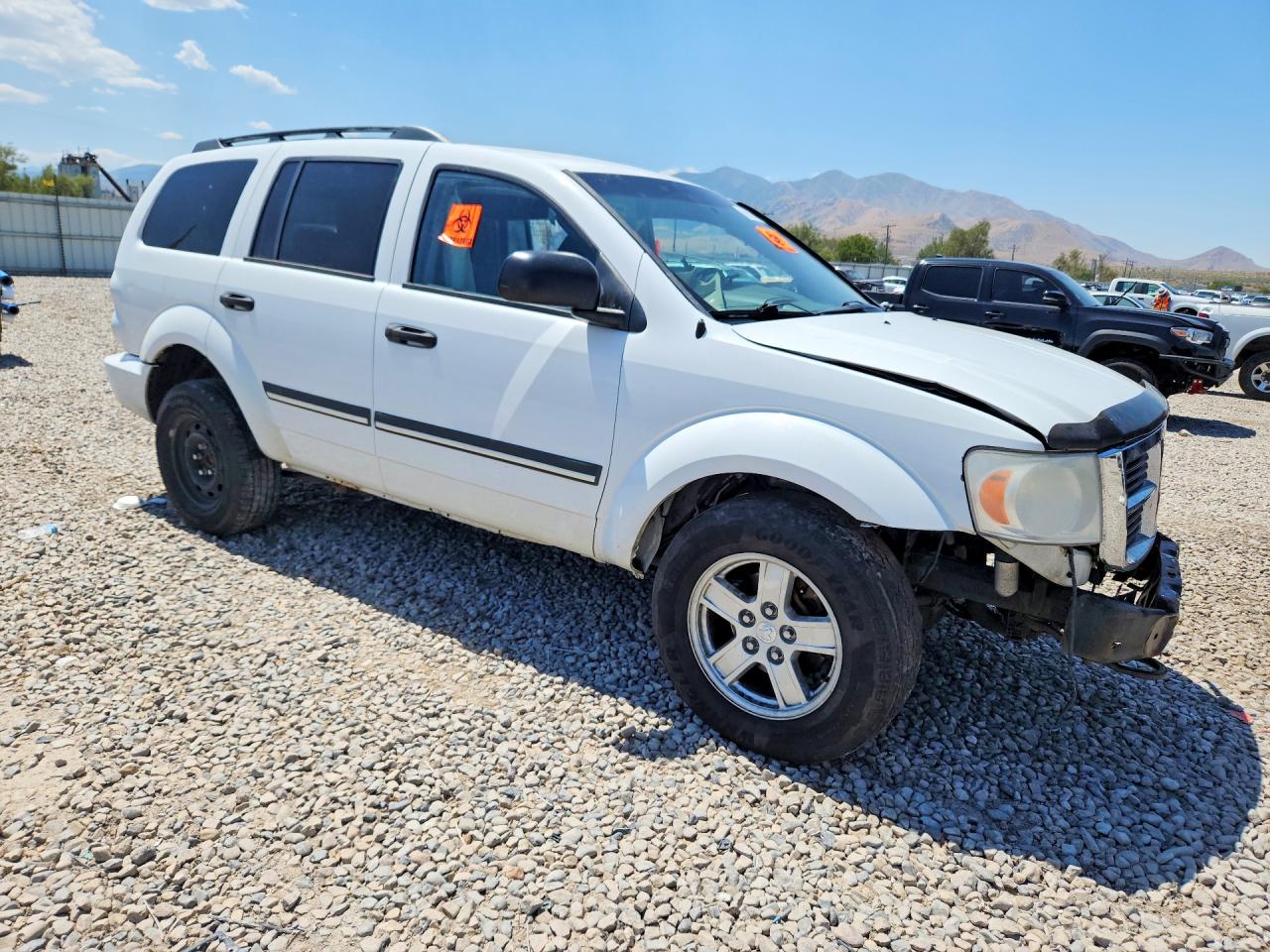 2008 Dodge Durango Slt White vin: 1D8HB48N38F159447