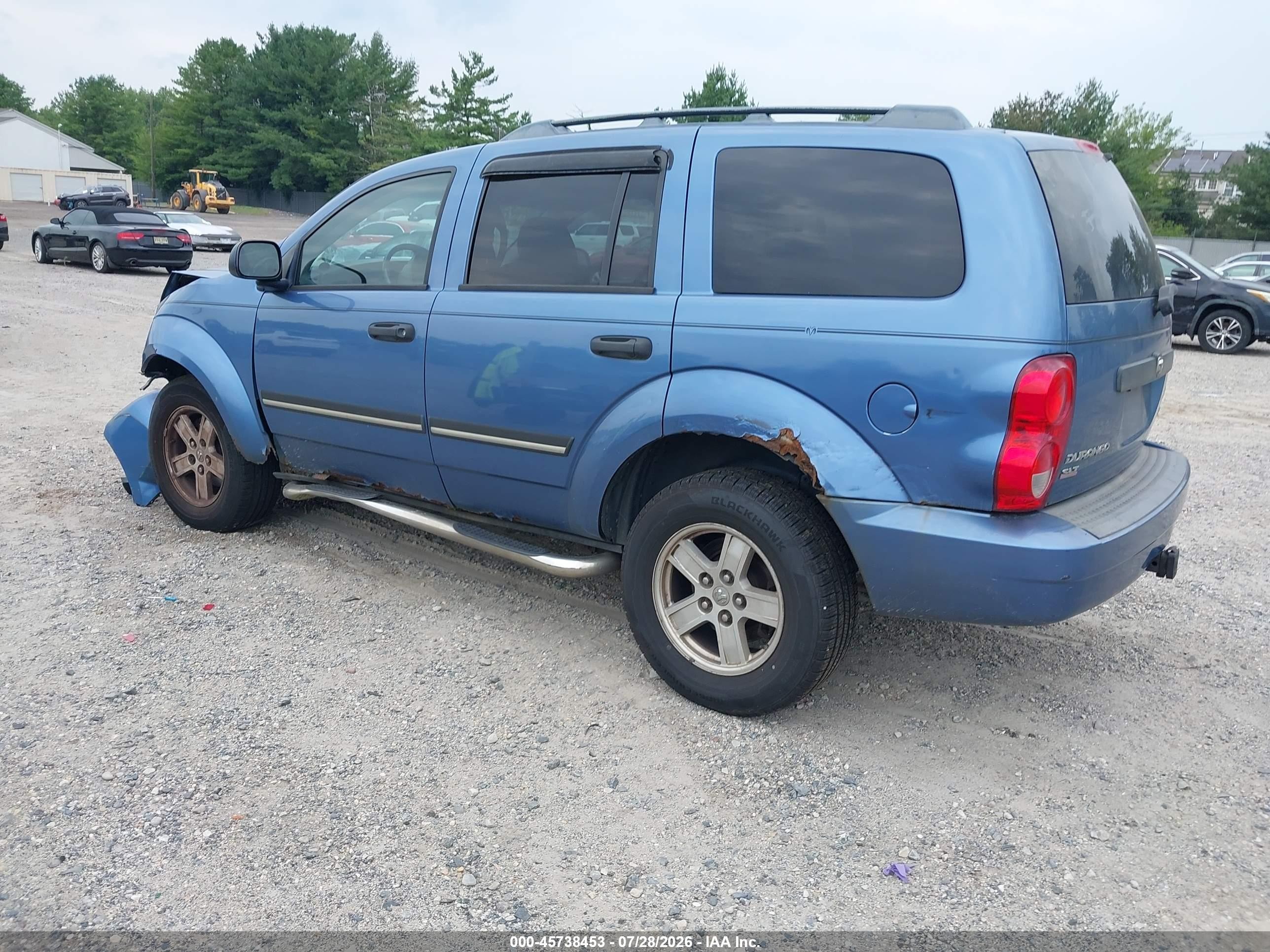 2008 Dodge Durango Slt Blue vin: 1D8HB48N58F144965