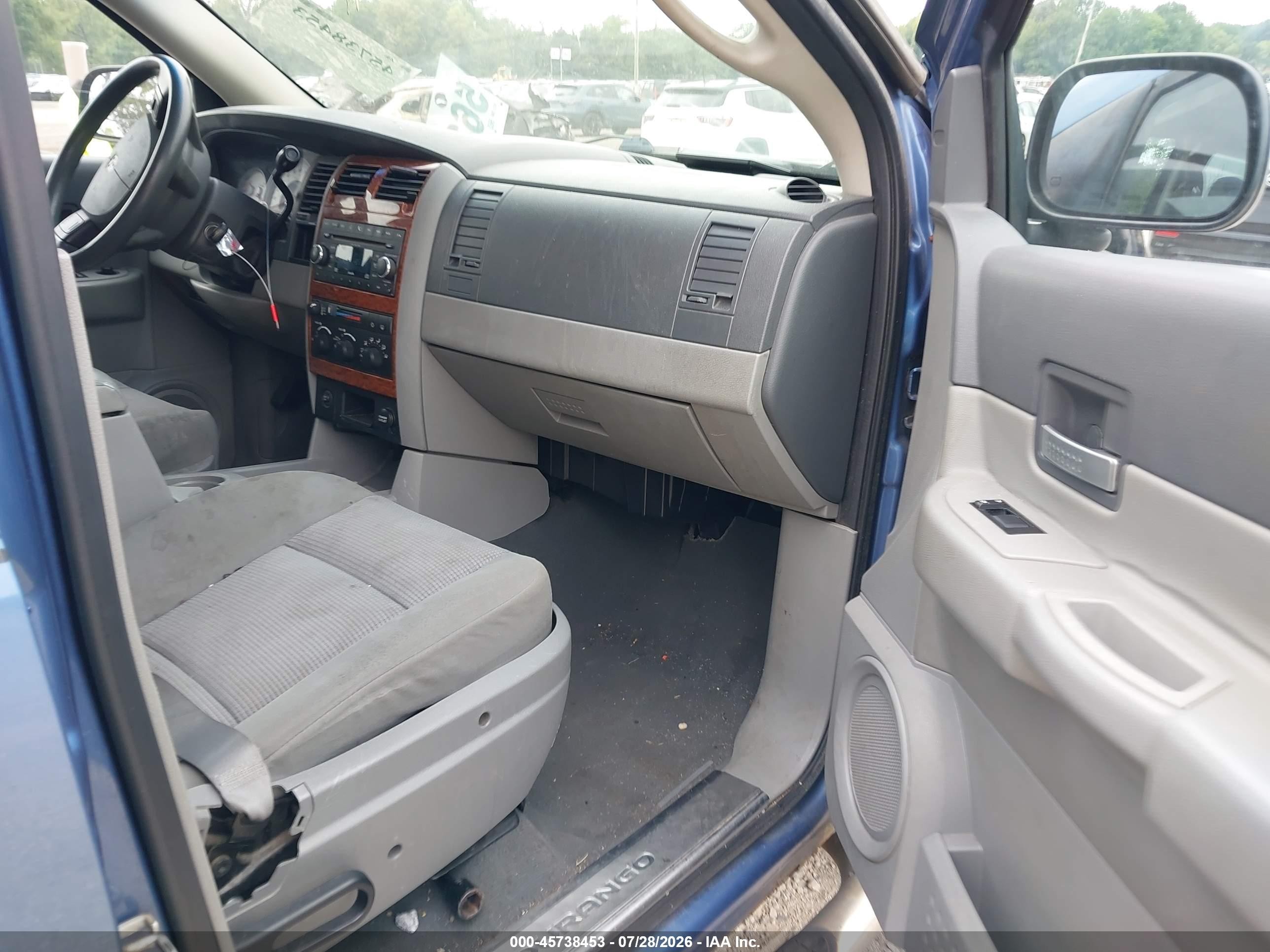 2008 Dodge Durango Slt Blue vin: 1D8HB48N58F144965