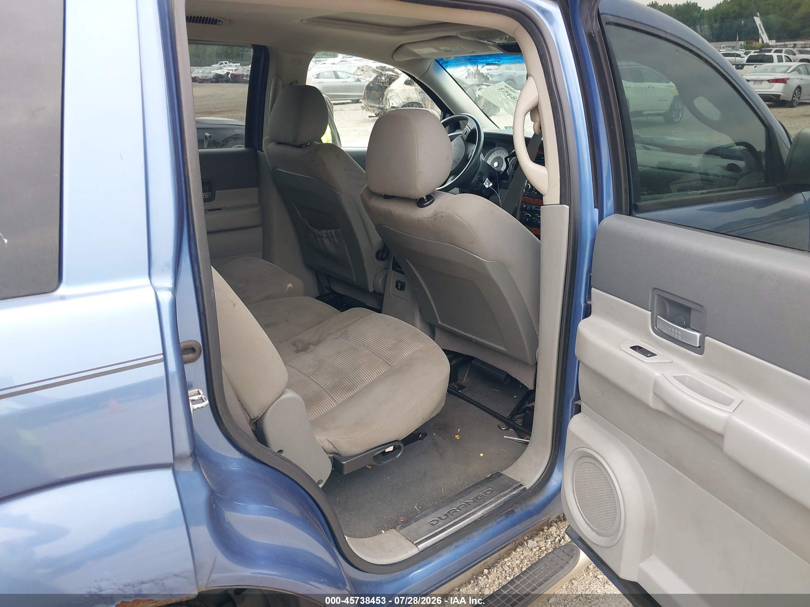 2008 Dodge Durango Slt Blue vin: 1D8HB48N58F144965
