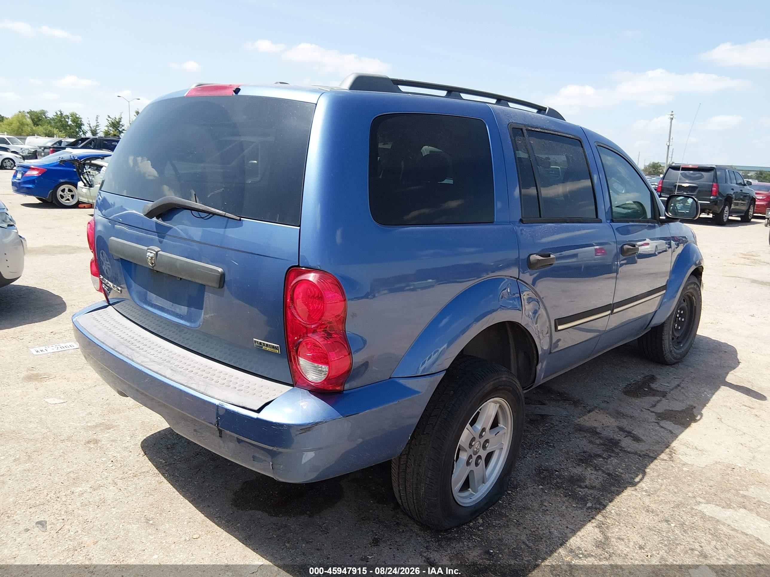 2008 Dodge Durango Slt Light Blue vin: 1D8HB48NX8F131791