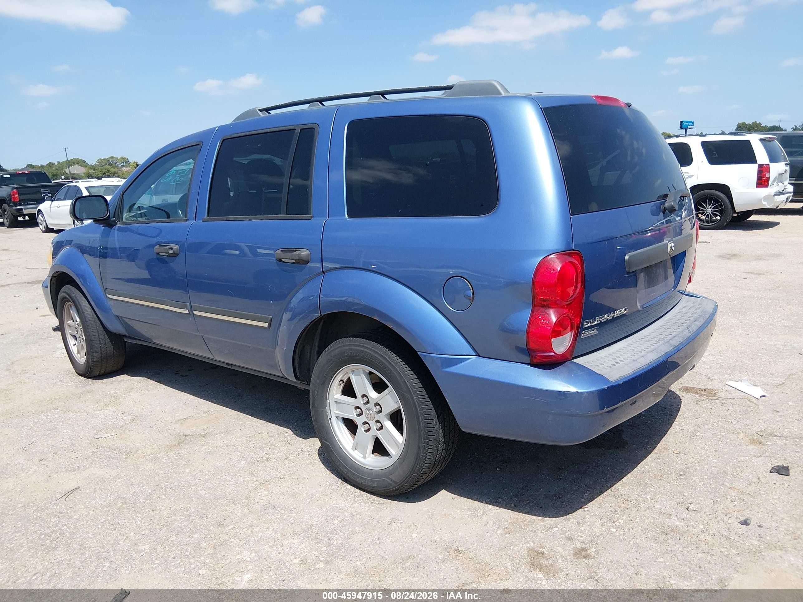 2008 Dodge Durango Slt Light Blue vin: 1D8HB48NX8F131791