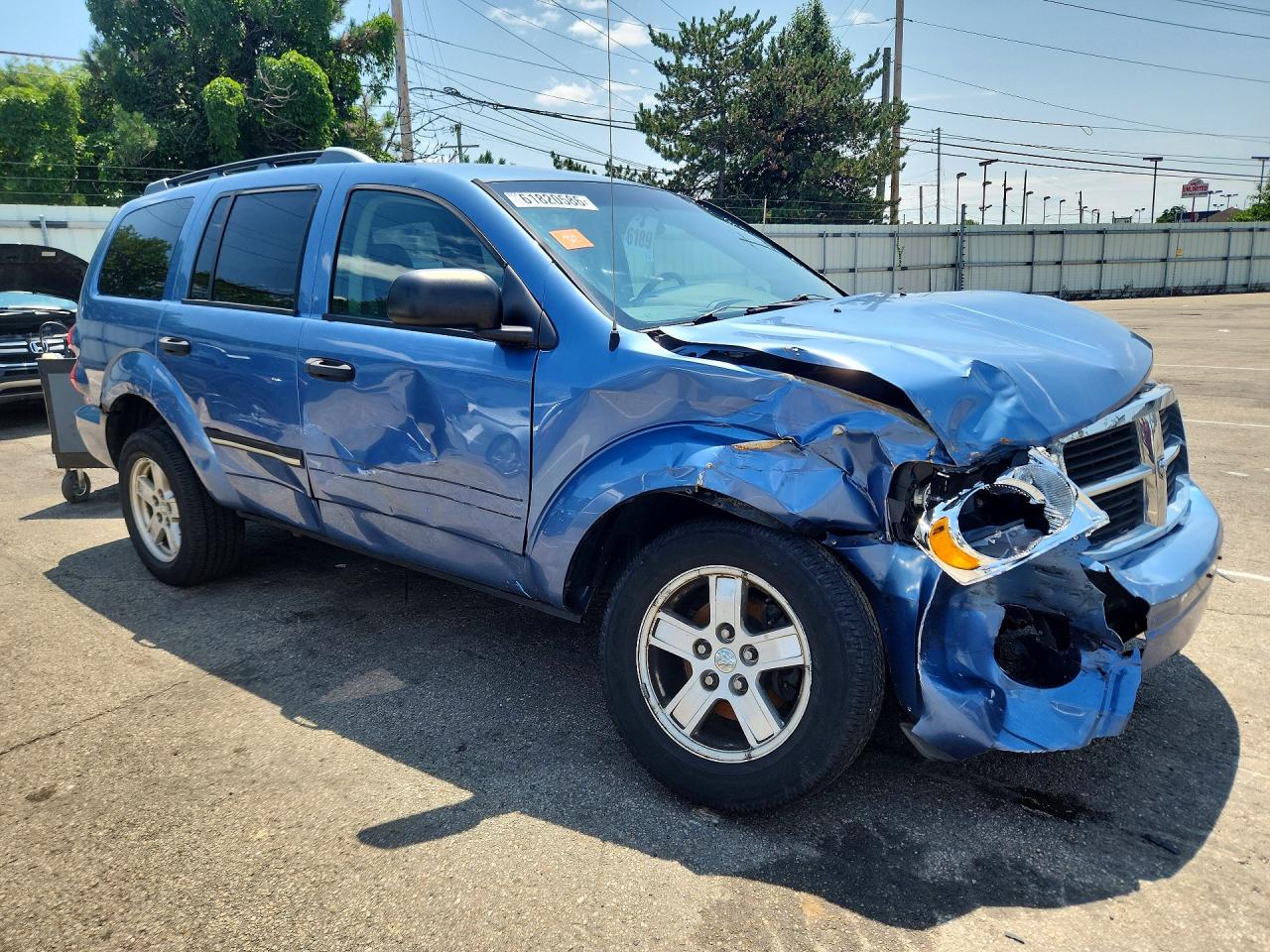 2008 Dodge Durango Slt Blue vin: 1D8HB48NX8F146243