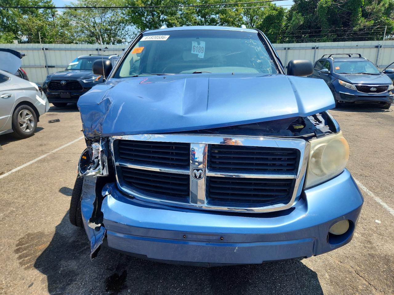 2008 Dodge Durango Slt Blue vin: 1D8HB48NX8F146243