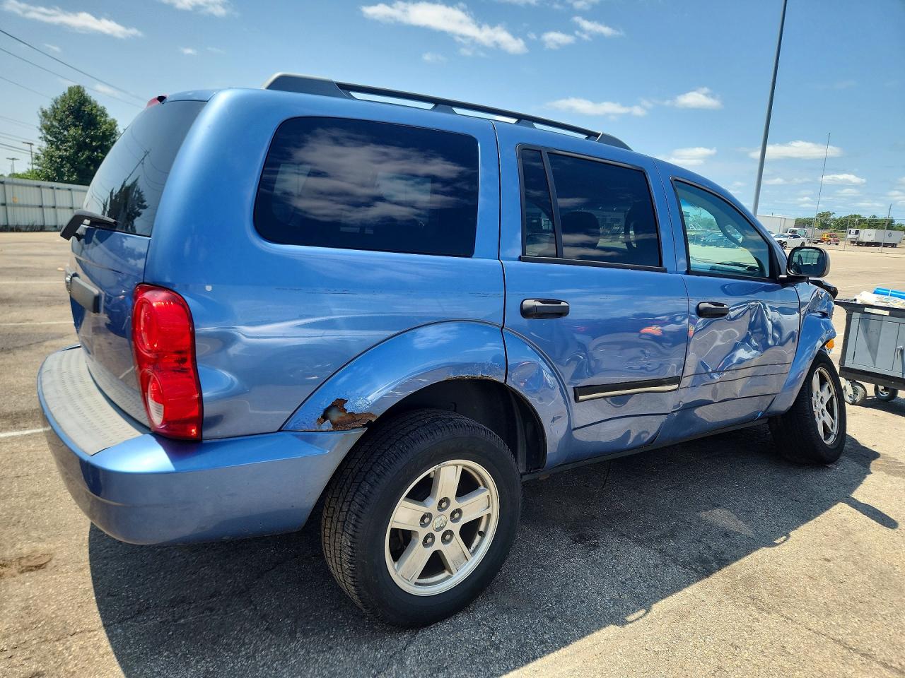 2008 Dodge Durango Slt Blue vin: 1D8HB48NX8F146243