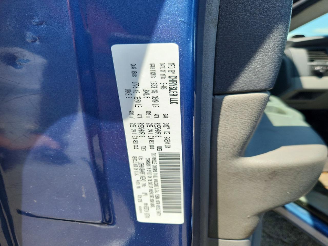 2008 Dodge Durango Slt Blue vin: 1D8HB48NX8F146243