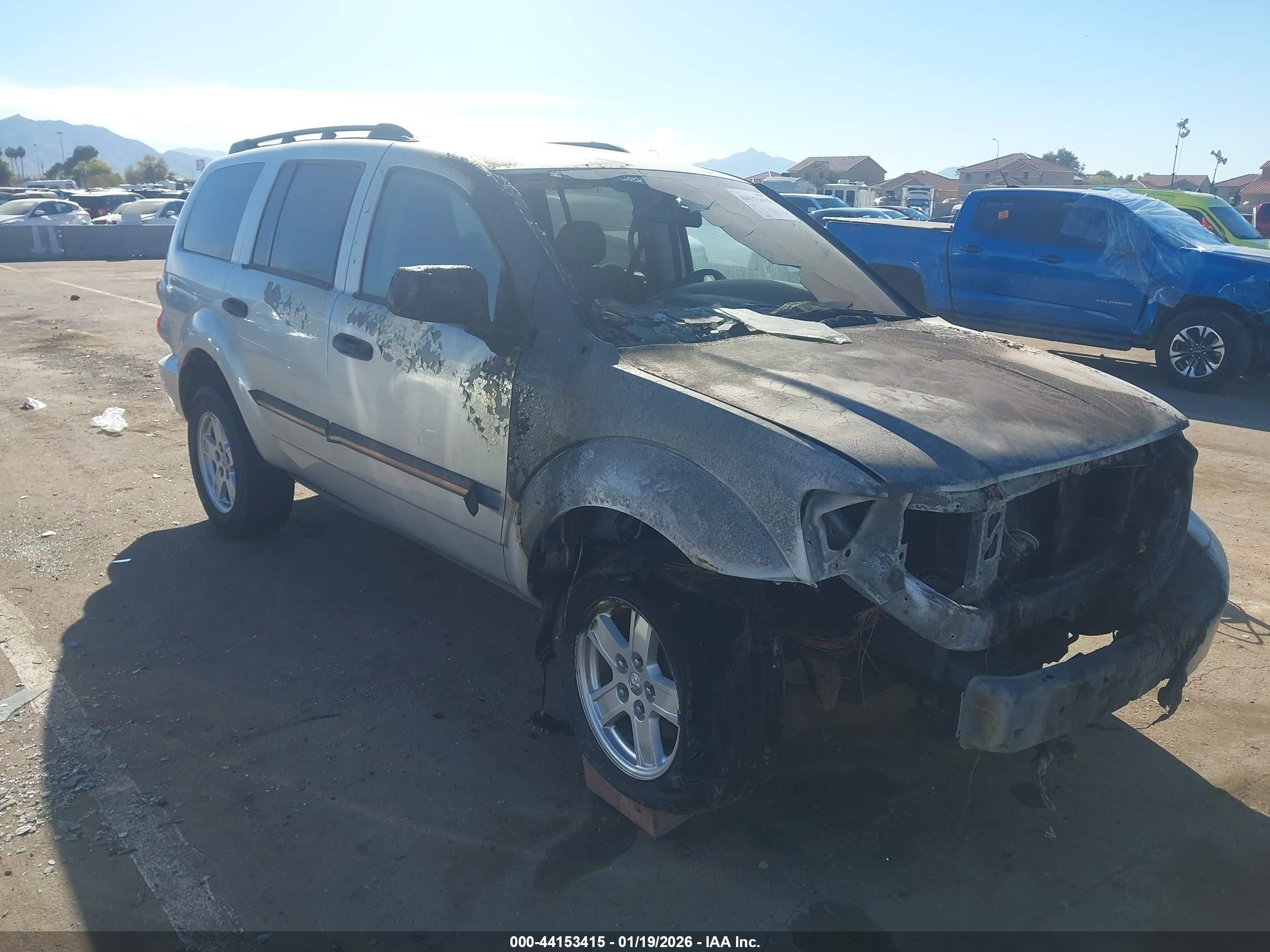 2008 Dodge Durango Slt Silver vin: 1D8HB48NX8F155234