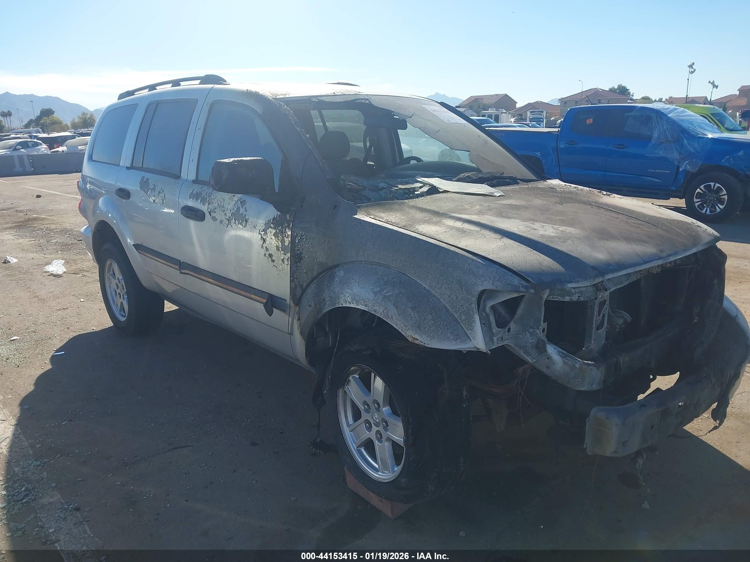 2008 Dodge Durango Slt Silver vin: 1D8HB48NX8F155234