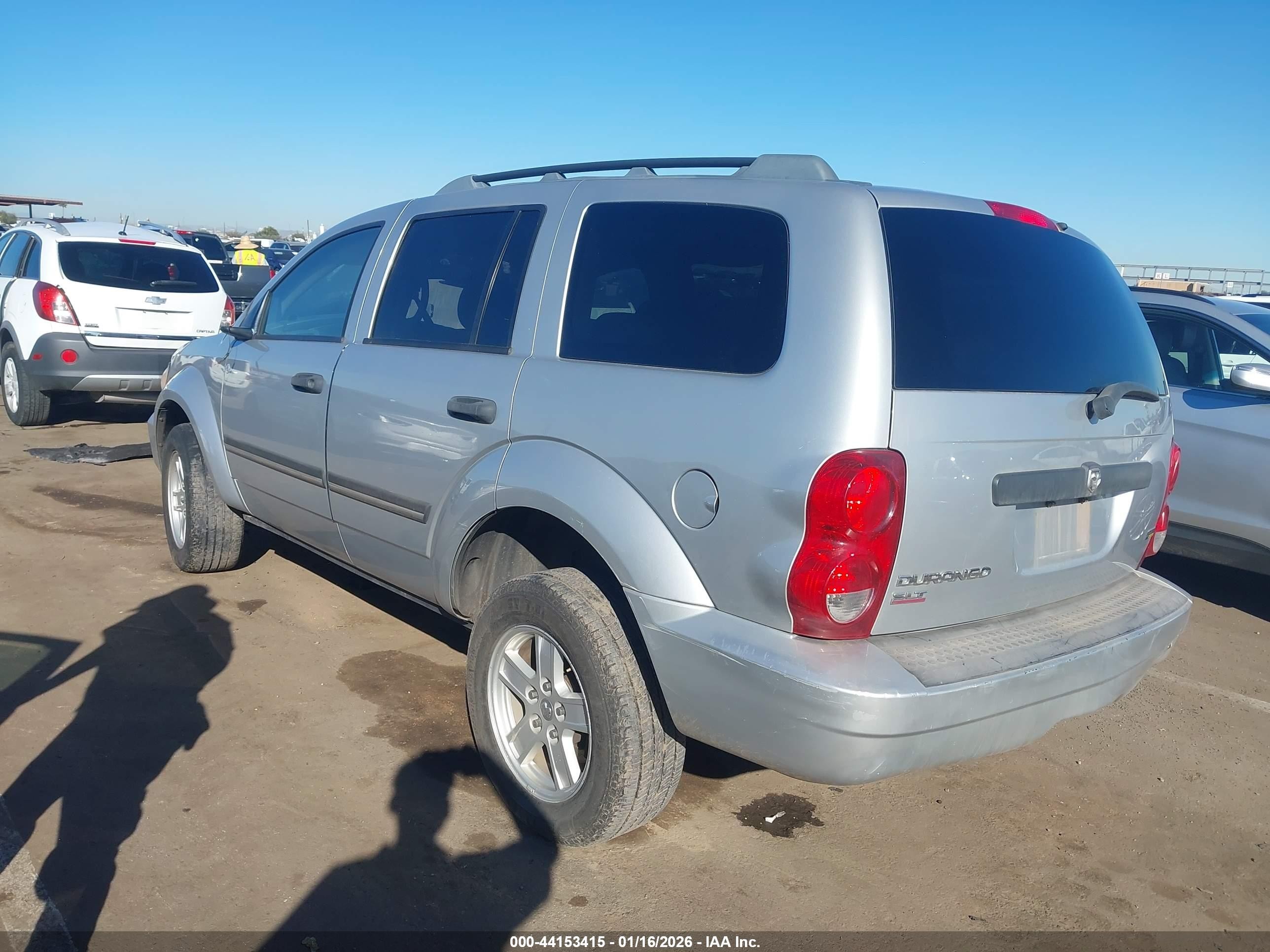 2008 Dodge Durango Slt Silver vin: 1D8HB48NX8F155234