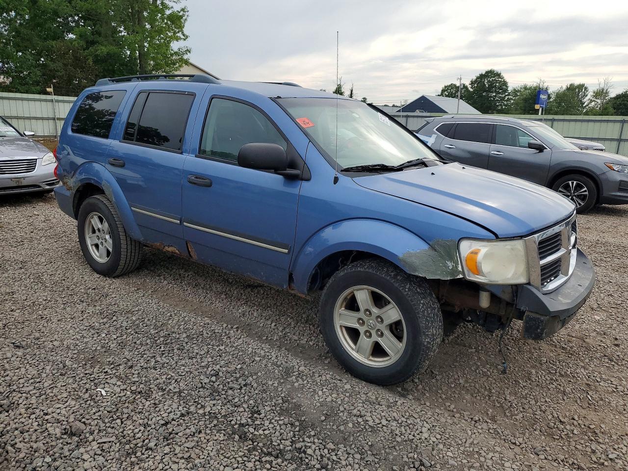 2007 Dodge Durango Slt Blue vin: 1D8HB48P07F539393