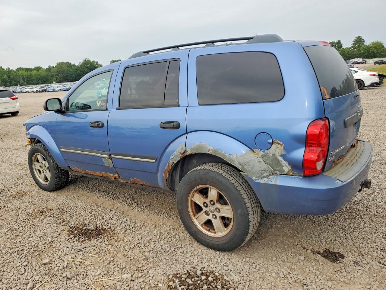 2007 Dodge Durango Slt Blue vin: 1D8HB48P07F539393
