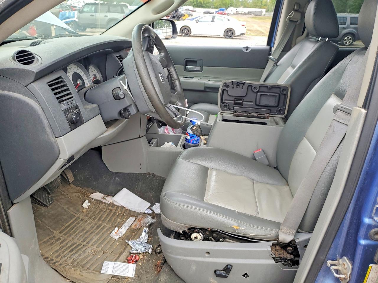 2007 Dodge Durango Slt Blue vin: 1D8HB48P07F539393