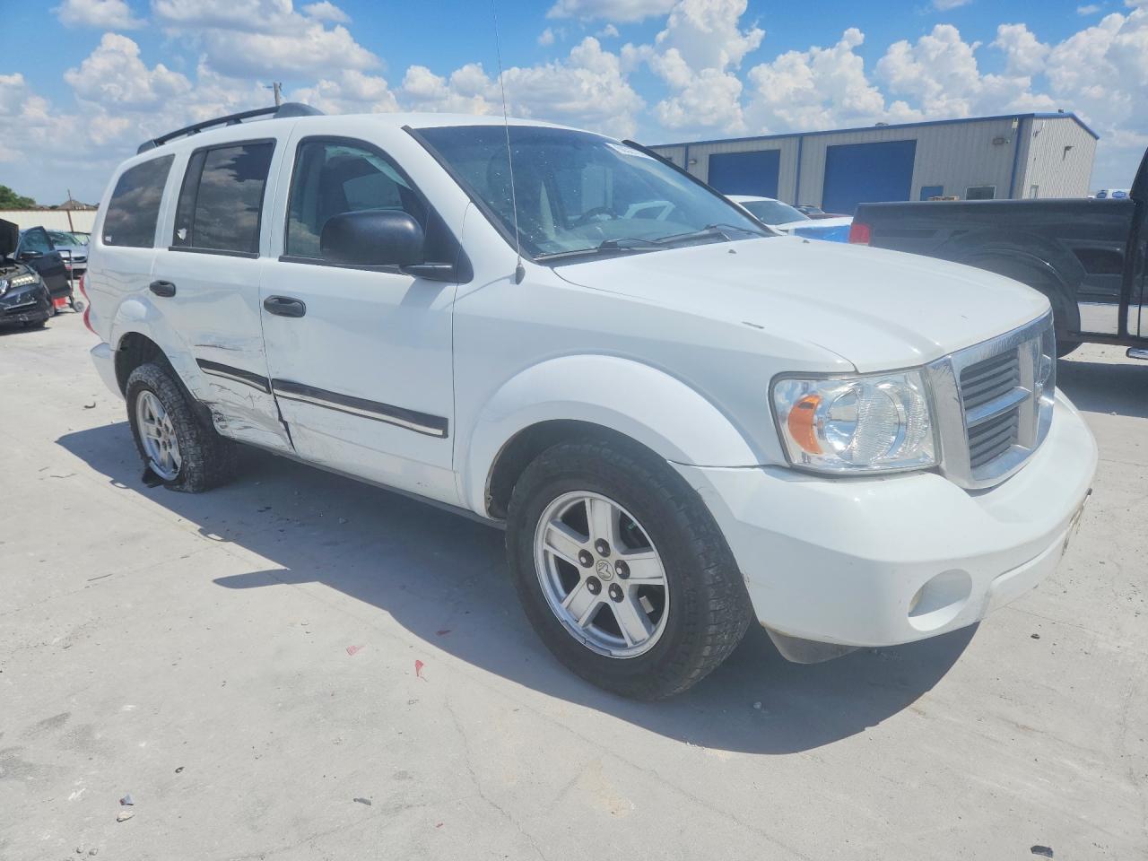 2007 Dodge Durango Slt White vin: 1D8HB48P07F583703
