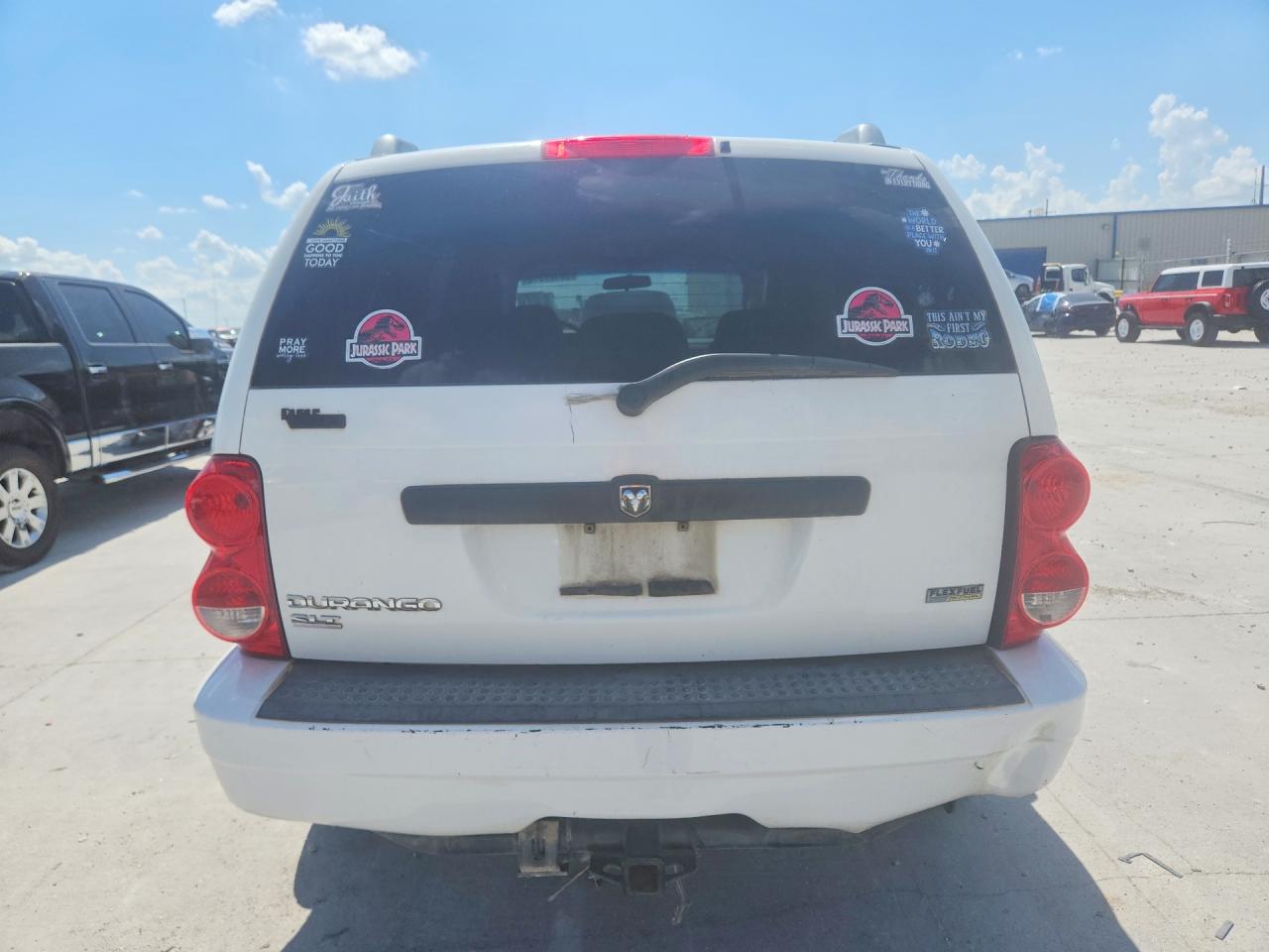 2007 Dodge Durango Slt White vin: 1D8HB48P07F583703
