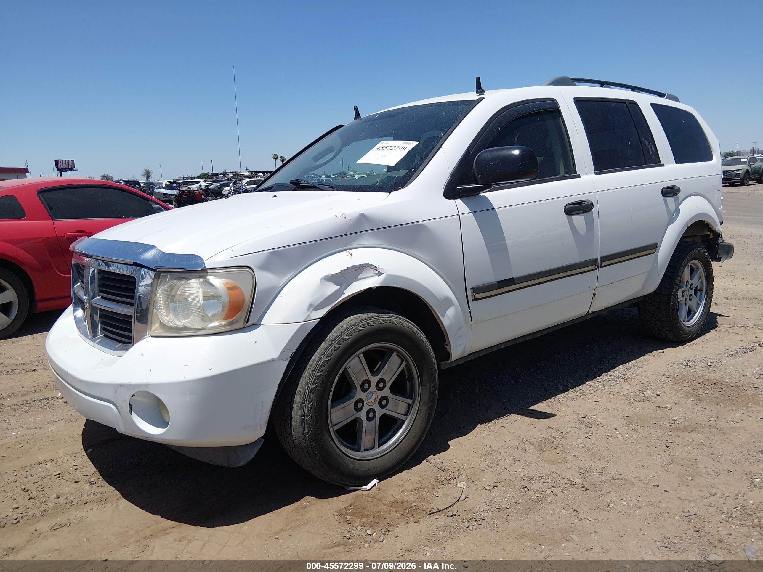 2007 Dodge Durango Slt Белый vin: 1D8HB48P57F583714