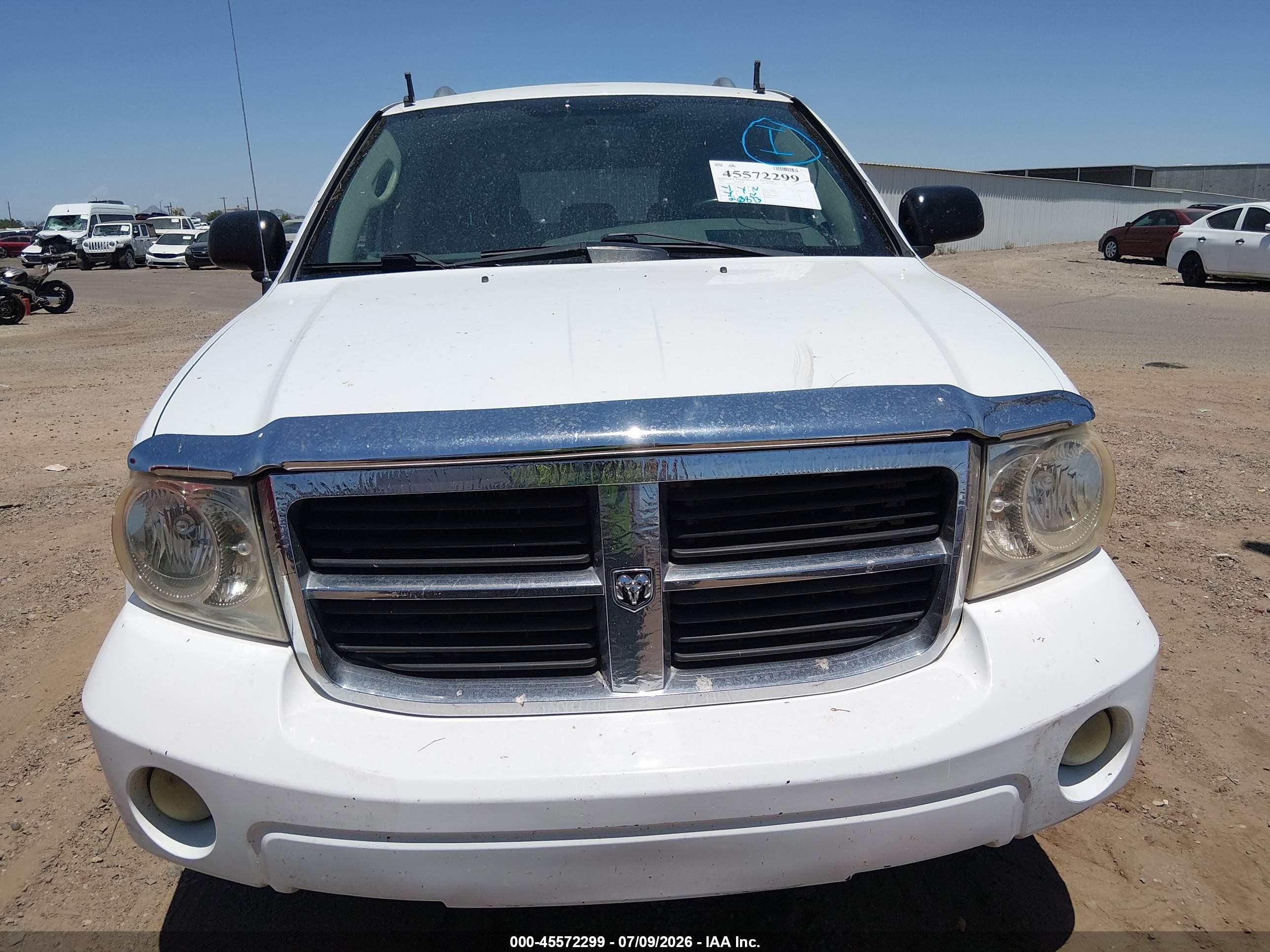 2007 Dodge Durango Slt Белый vin: 1D8HB48P57F583714