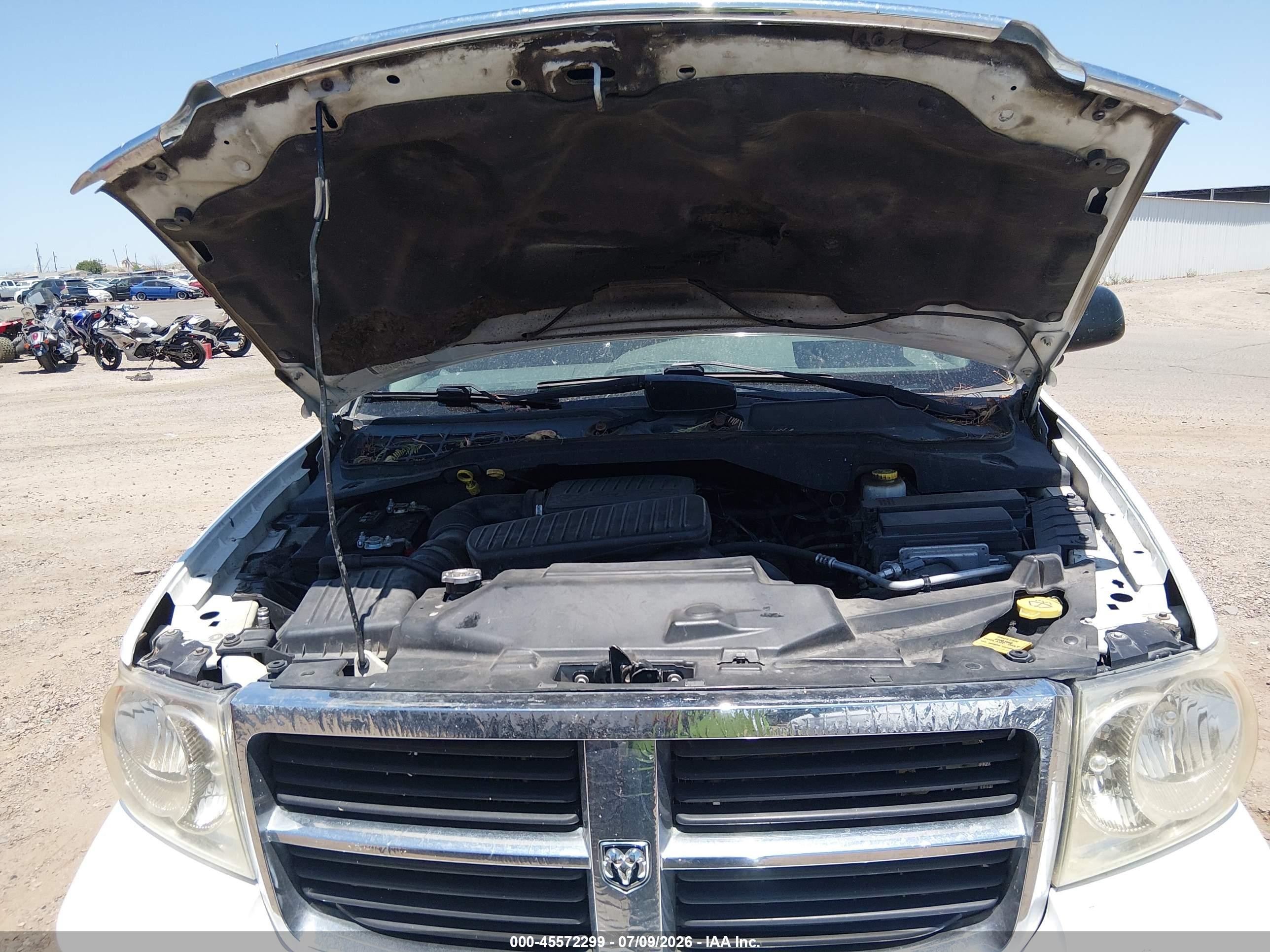 2007 Dodge Durango Slt Белый vin: 1D8HB48P57F583714
