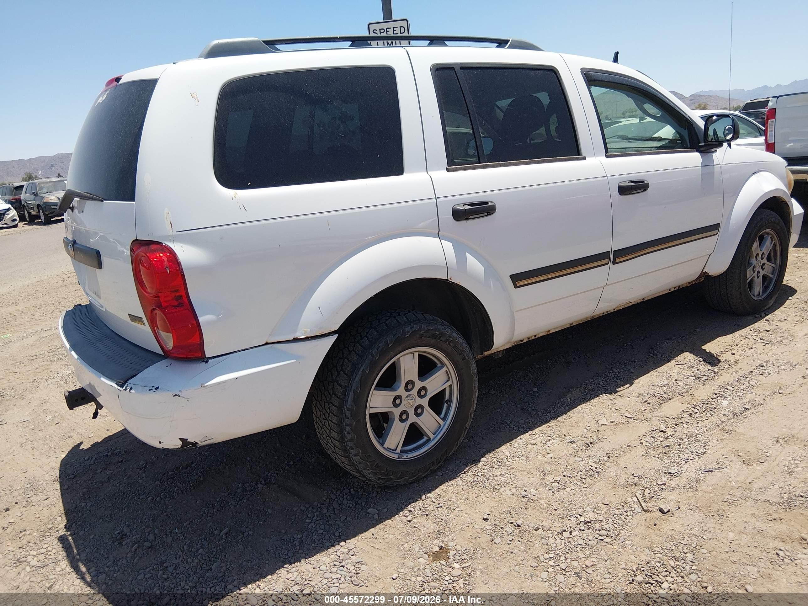 2007 Dodge Durango Slt Белый vin: 1D8HB48P57F583714