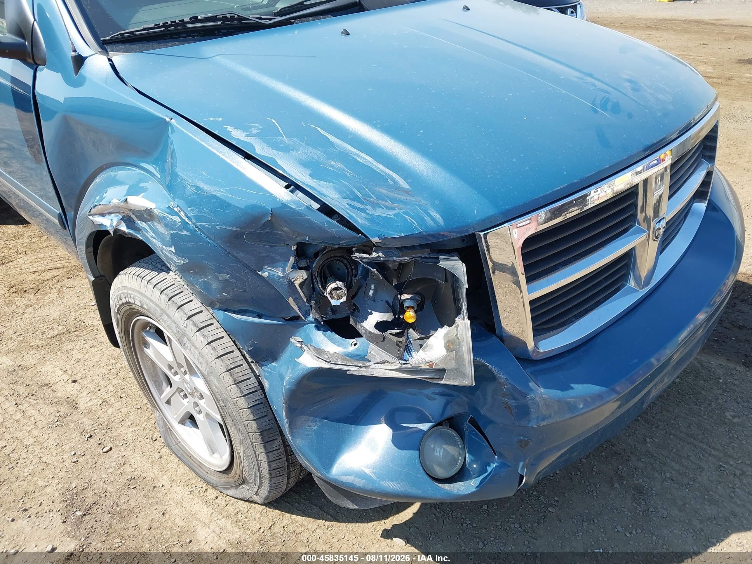 2009 Dodge Durango Slt Blue vin: 1D8HB48P59F710190