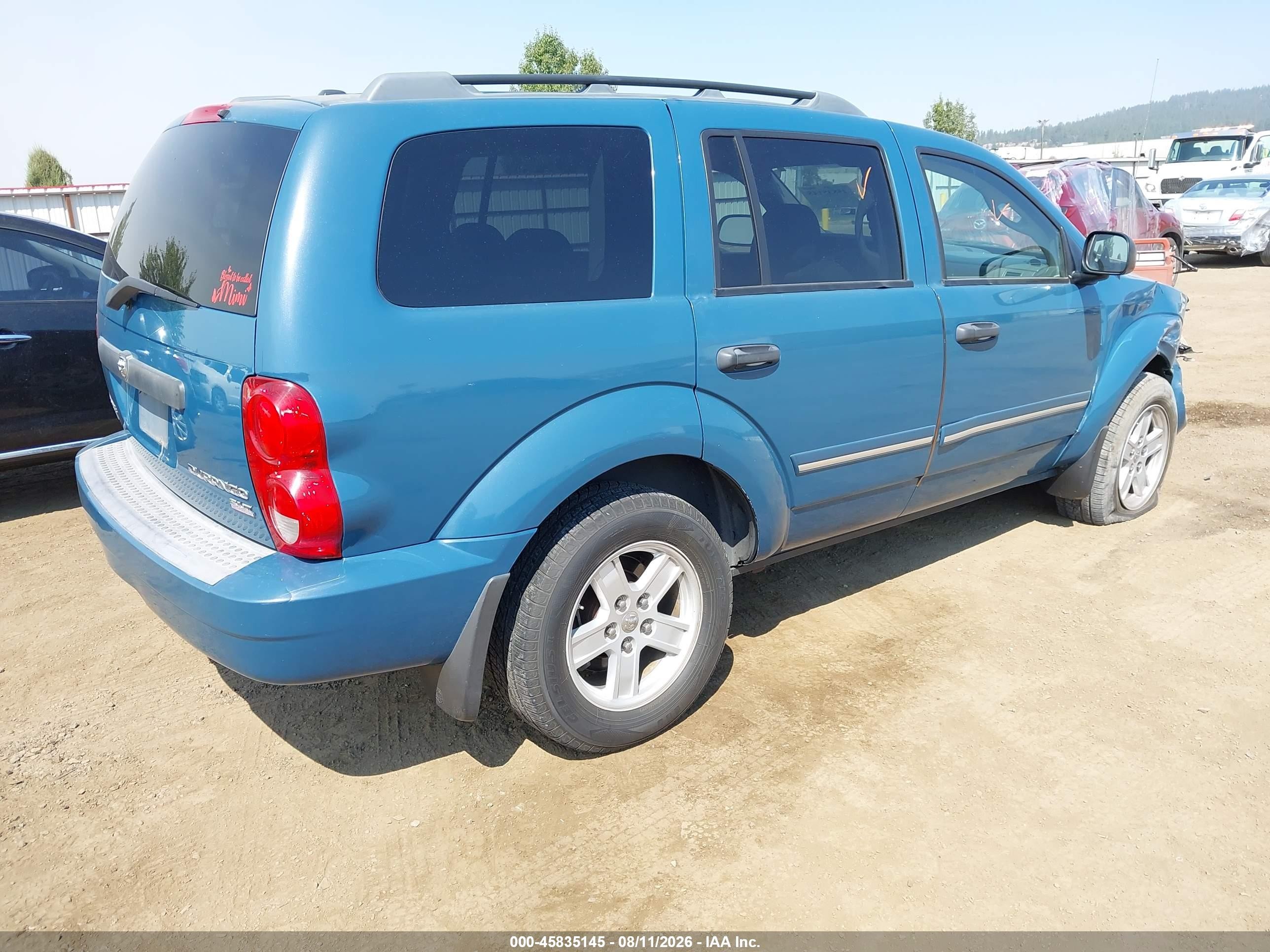 2009 Dodge Durango Slt Blue vin: 1D8HB48P59F710190