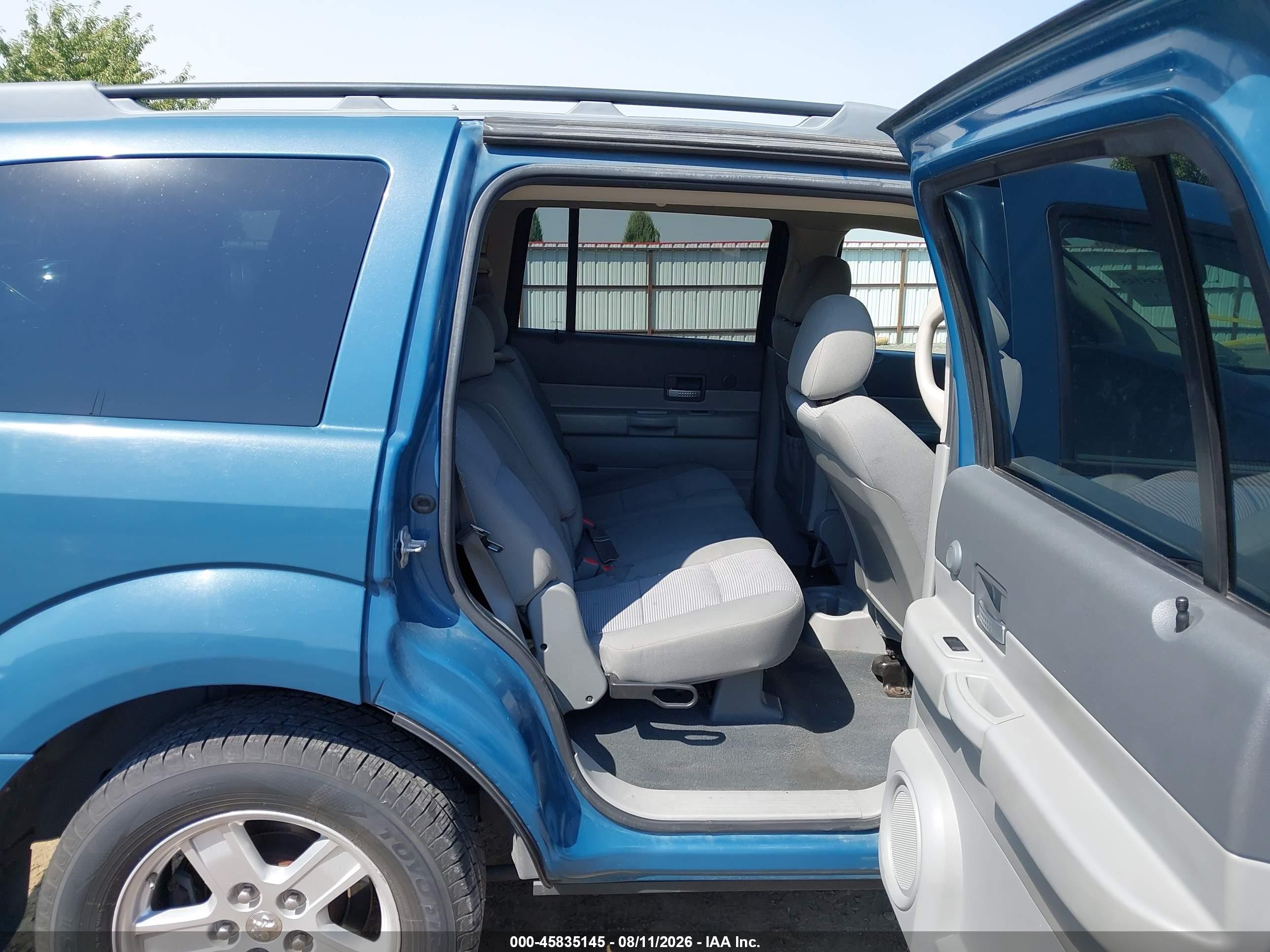 2009 Dodge Durango Slt Blue vin: 1D8HB48P59F710190