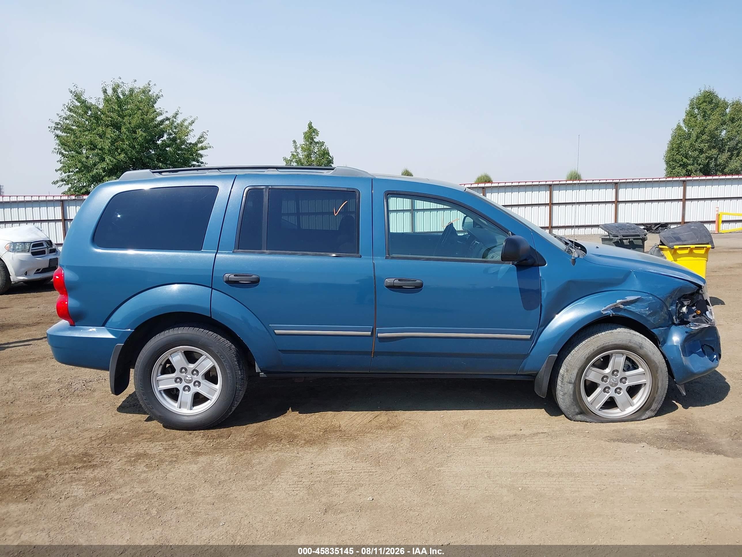 2009 Dodge Durango Slt Blue vin: 1D8HB48P59F710190