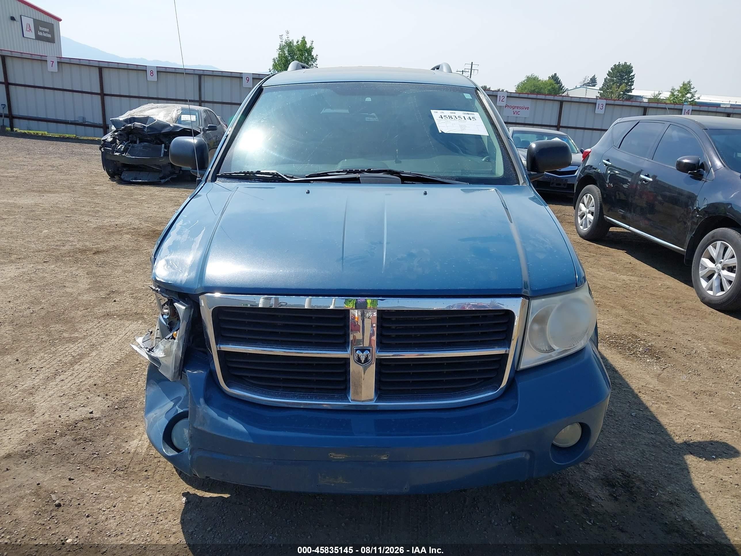 2009 Dodge Durango Slt Blue vin: 1D8HB48P59F710190