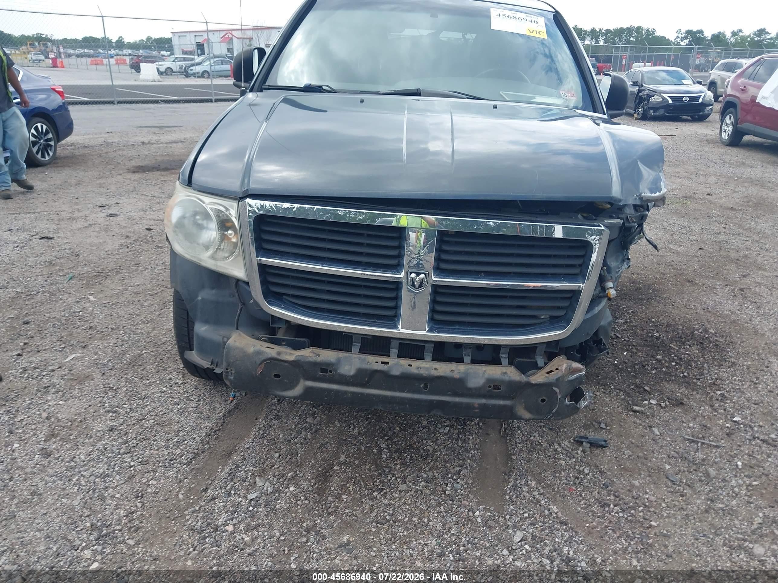 2007 Dodge Durango Slt Gray vin: 1D8HB48P67F545716