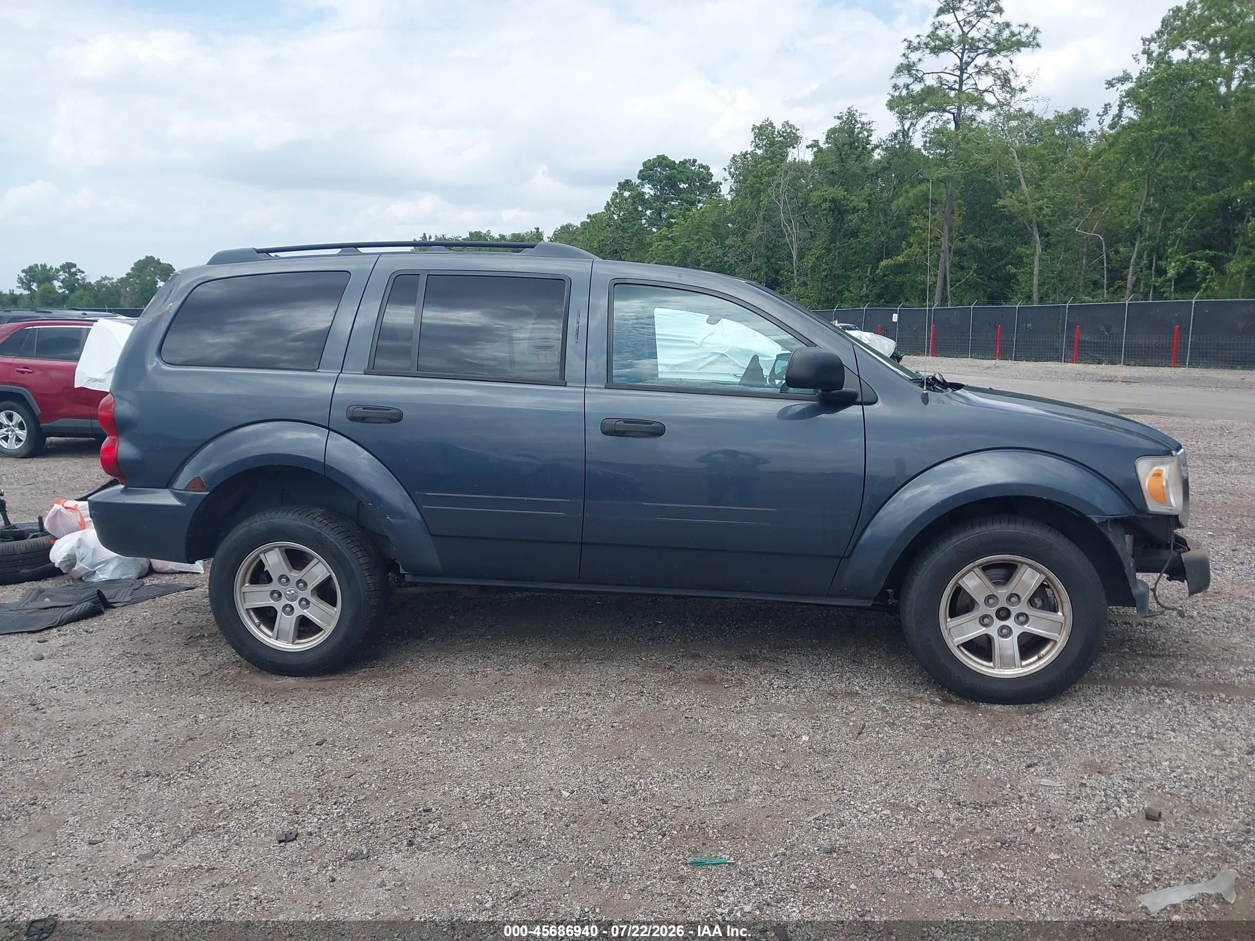 2007 Dodge Durango Slt Gray vin: 1D8HB48P67F545716