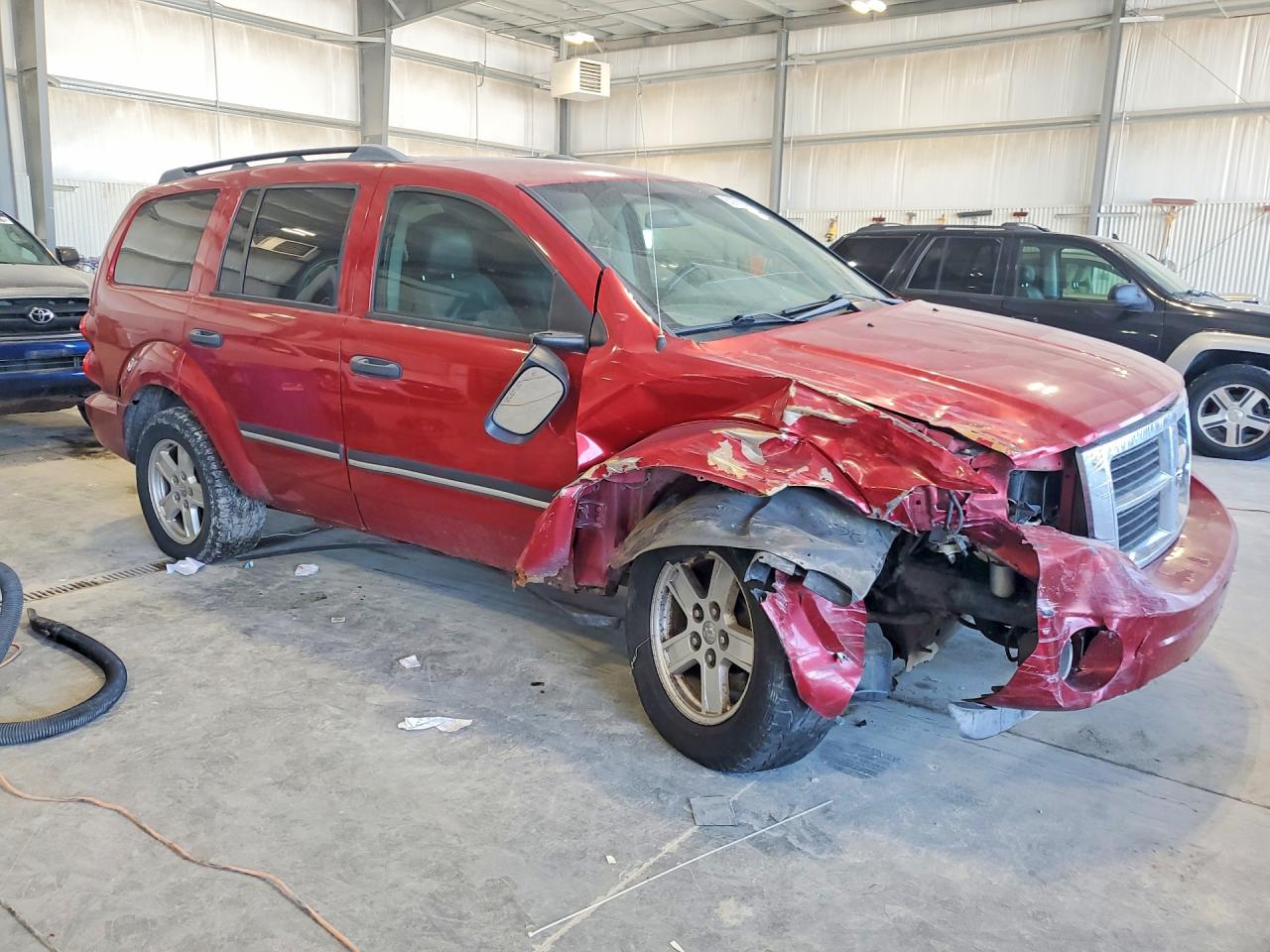 2007 Dodge Durango Slt Red vin: 1D8HB48P77F576795