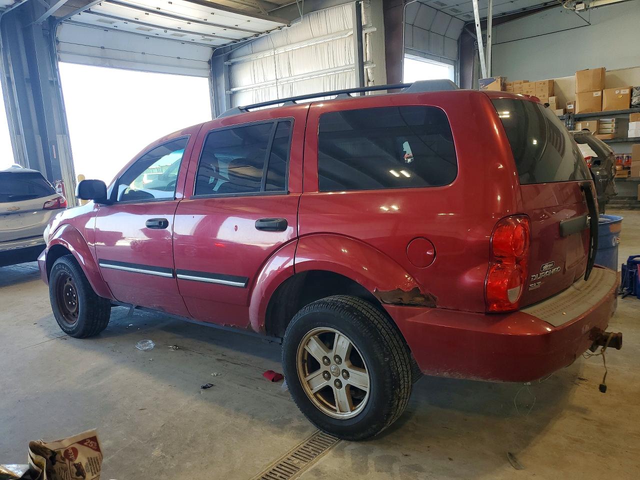 2007 Dodge Durango Slt Red vin: 1D8HB48P77F576795