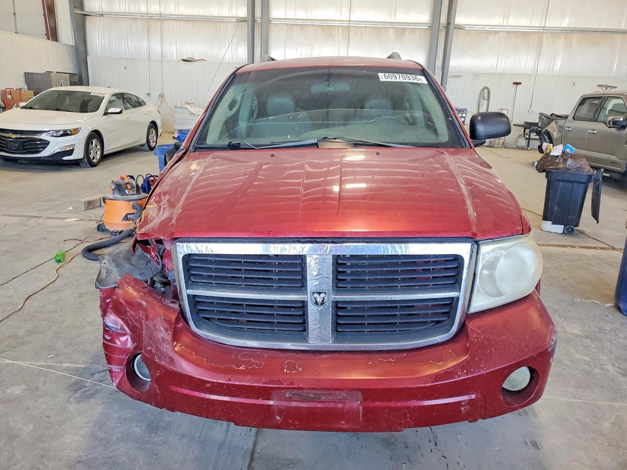 2007 Dodge Durango Slt Red vin: 1D8HB48P77F576795
