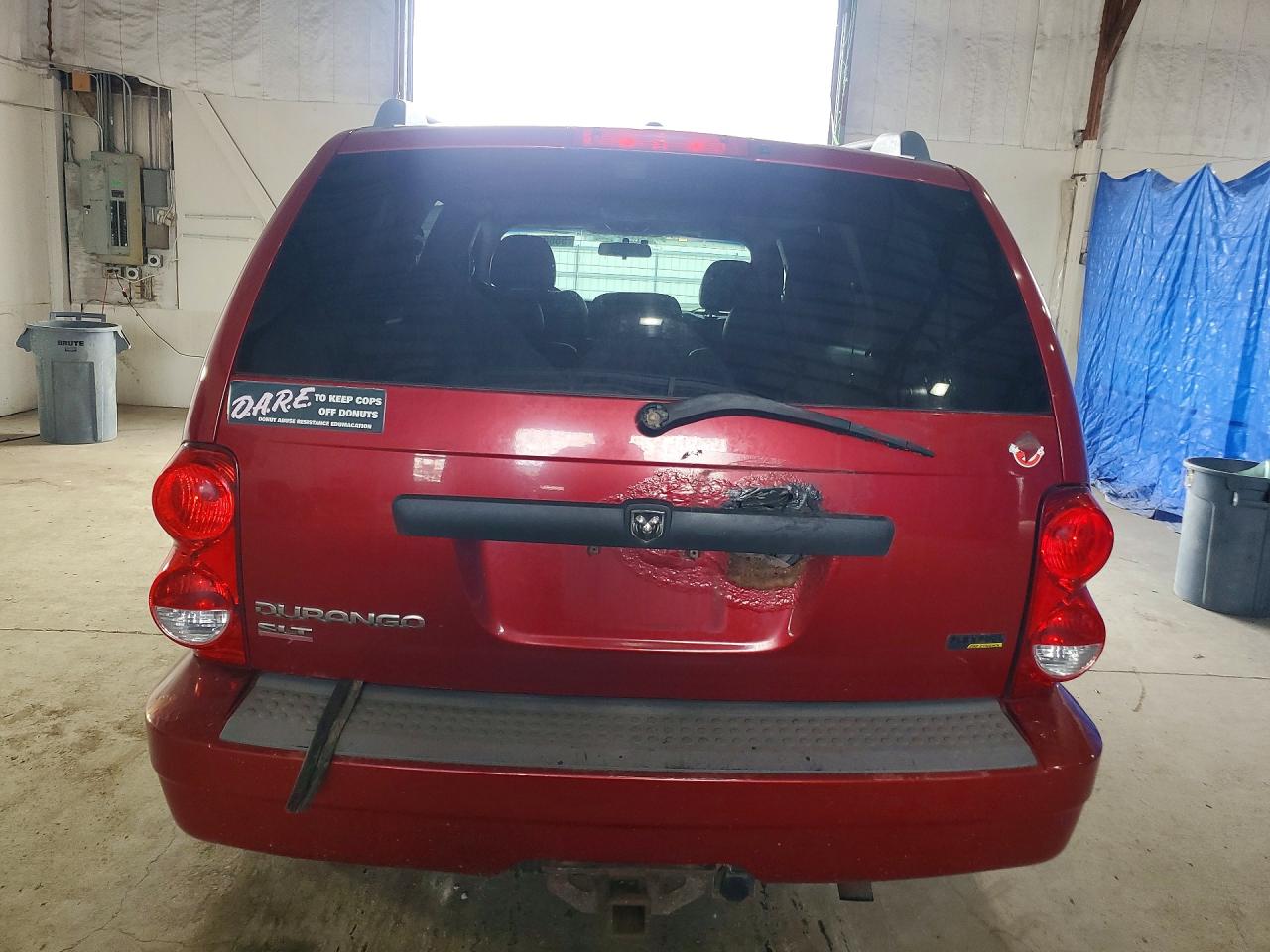 2007 Dodge Durango Slt Red vin: 1D8HB48P97F564762