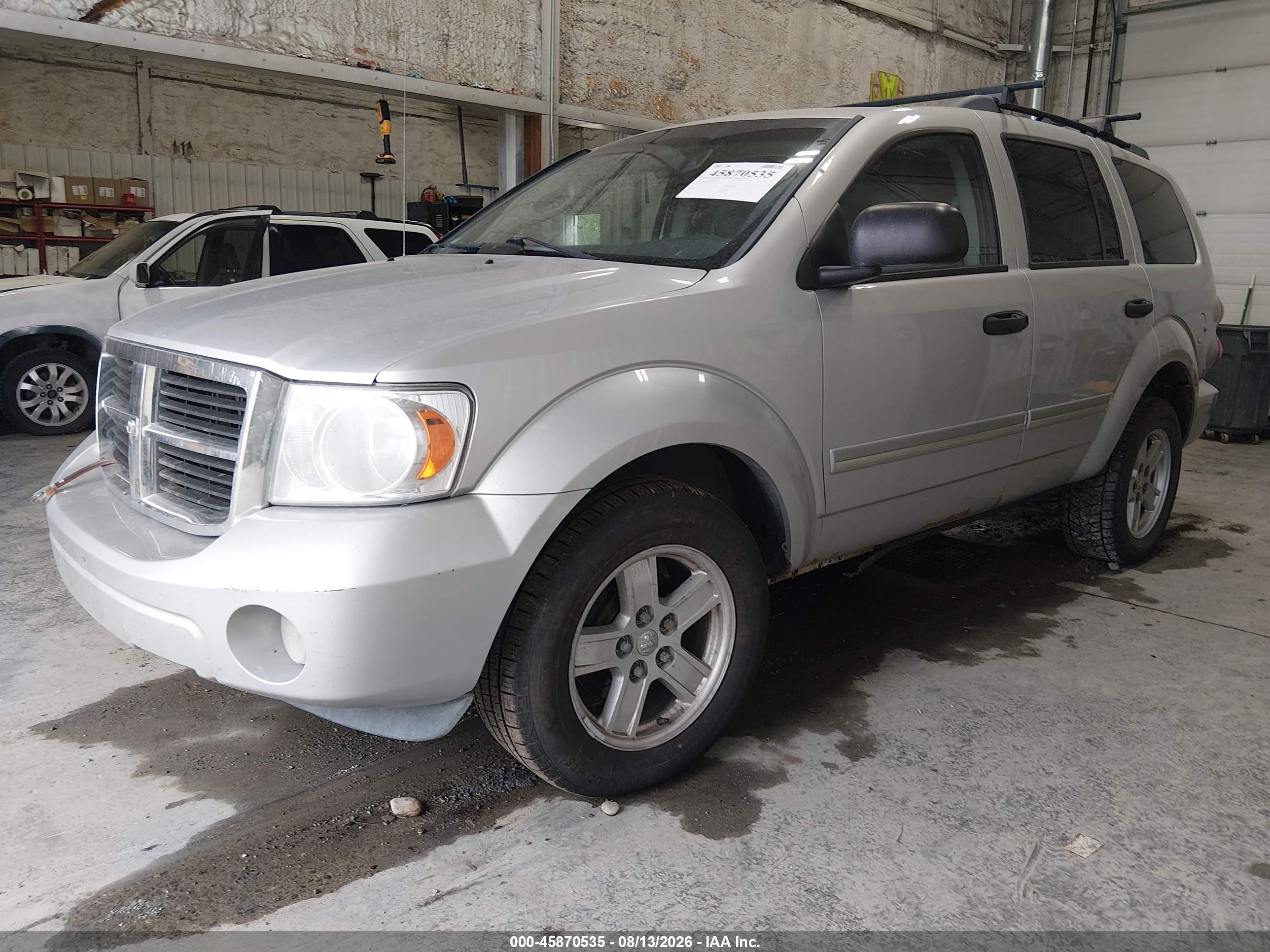 2009 Dodge Durango Slt Silver vin: 1D8HB48PX9F701114