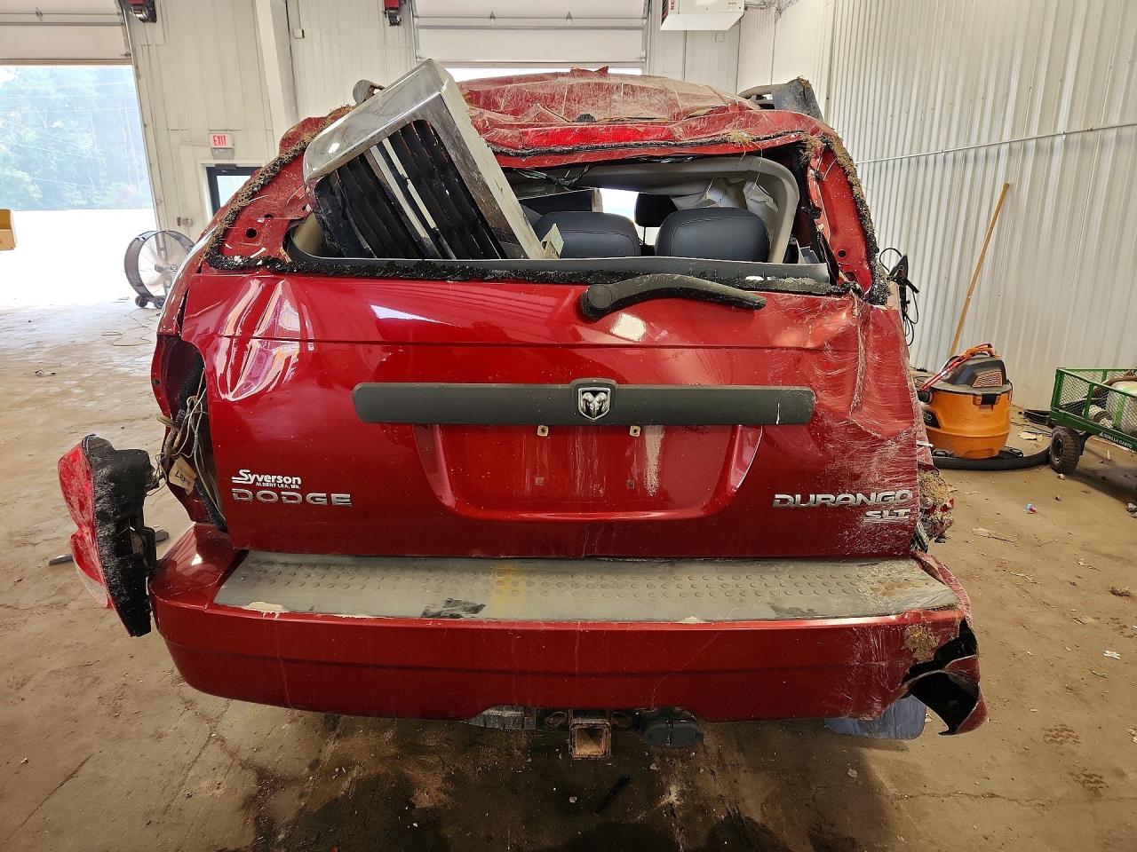 2009 Dodge Durango Slt Red vin: 1D8HB48T69F709465