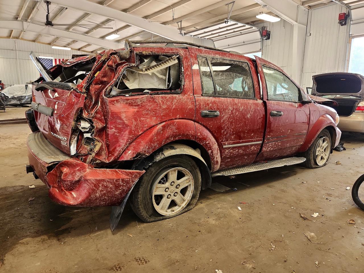 2009 Dodge Durango Slt Red vin: 1D8HB48T69F709465