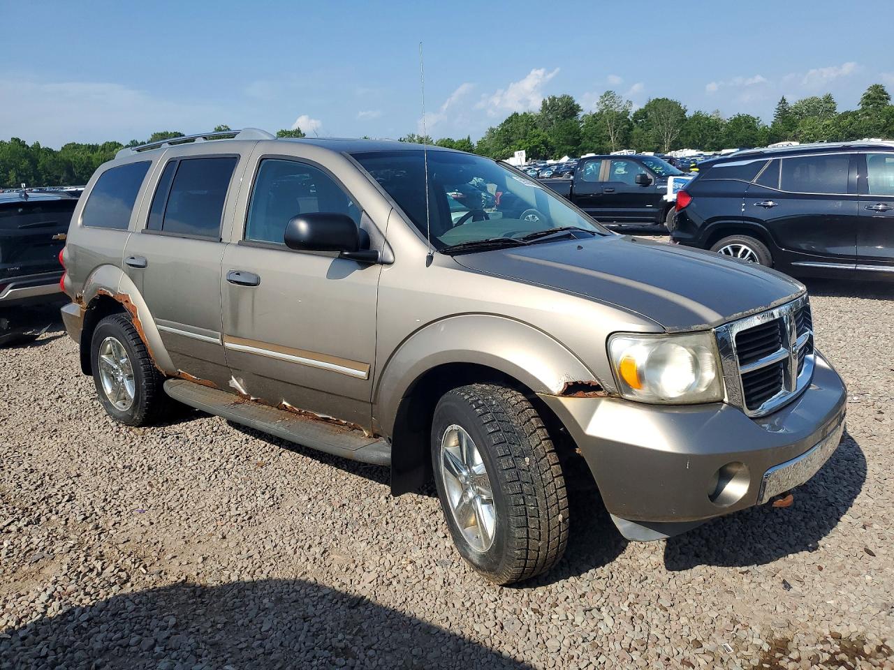 2007 Dodge Durango Limited Tan vin: 1D8HB58207F581217