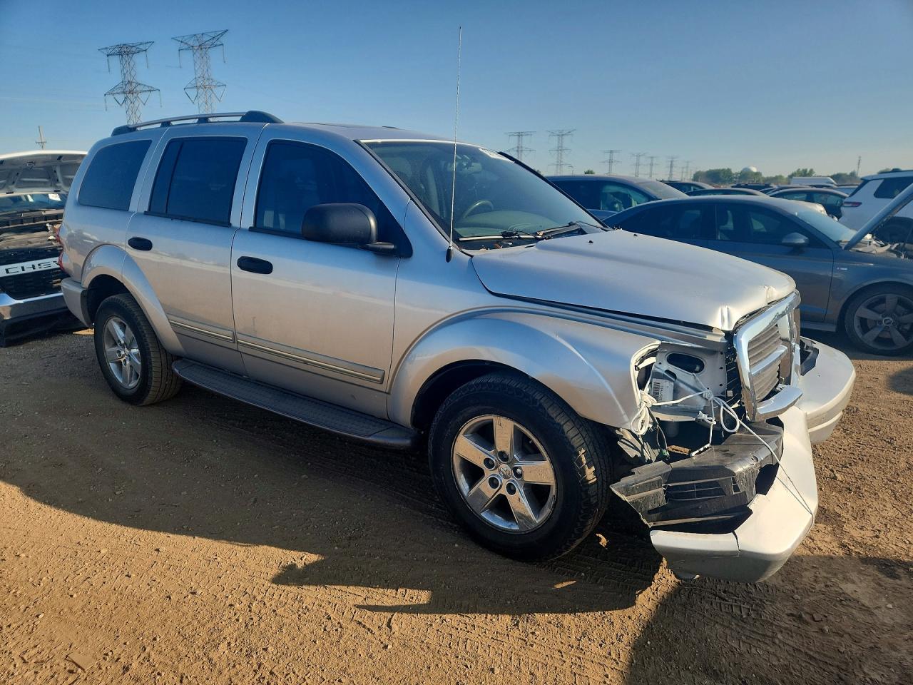 2006 Dodge Durango Limited Silver vin: 1D8HB58216F153252