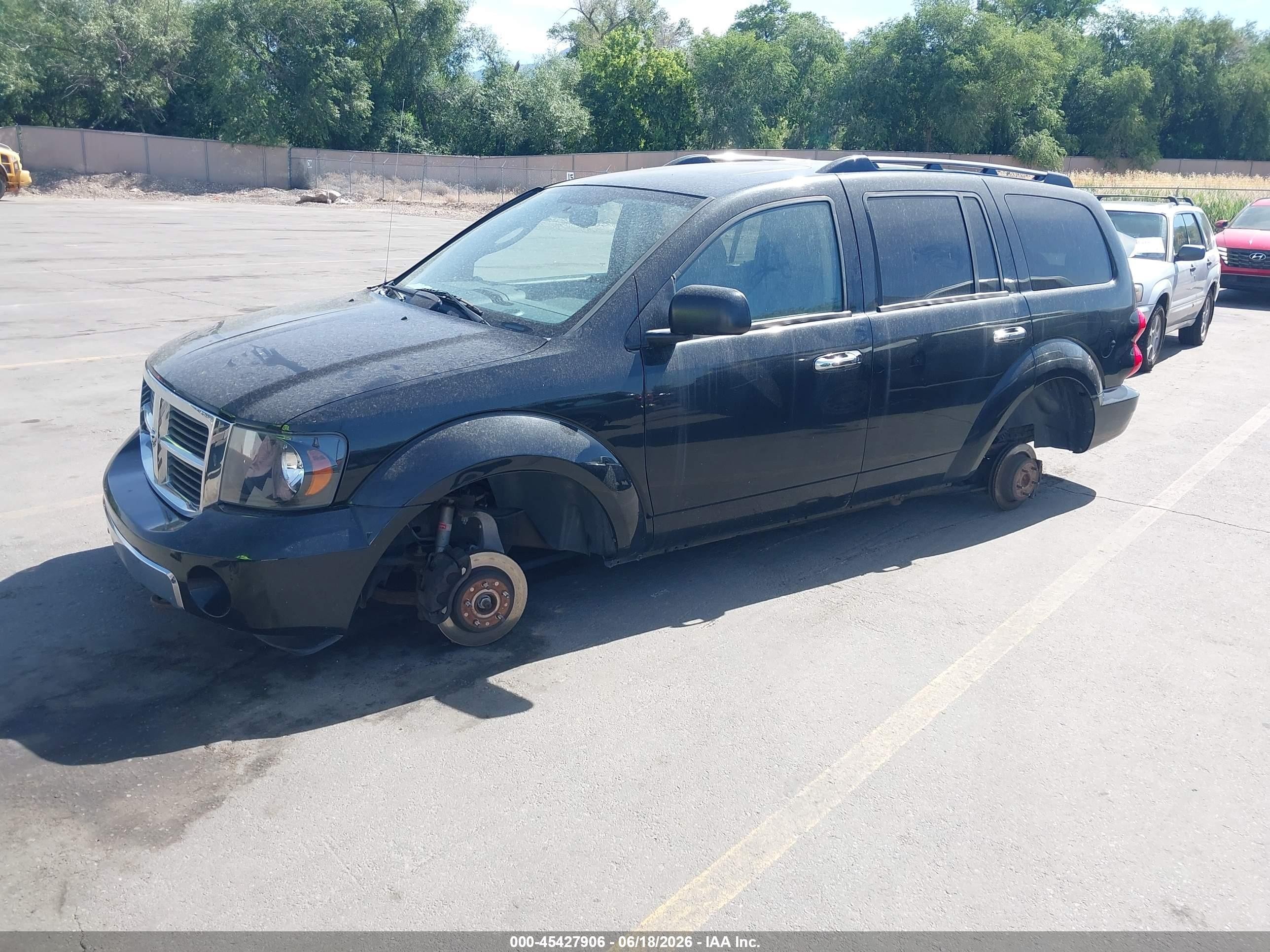 2008 Dodge Durango Limited Blue vin: 1D8HB58218F134588
