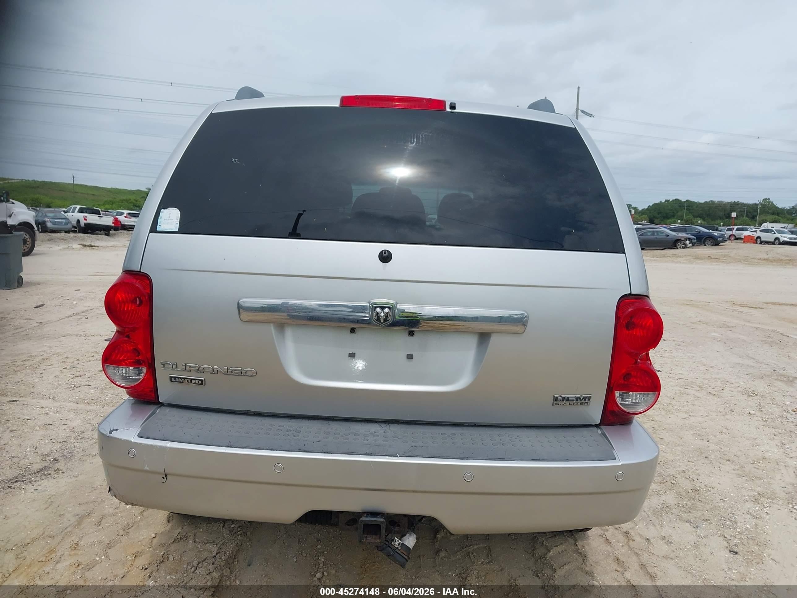 2007 Dodge Durango Limited Серебряный vin: 1D8HB58227F564161