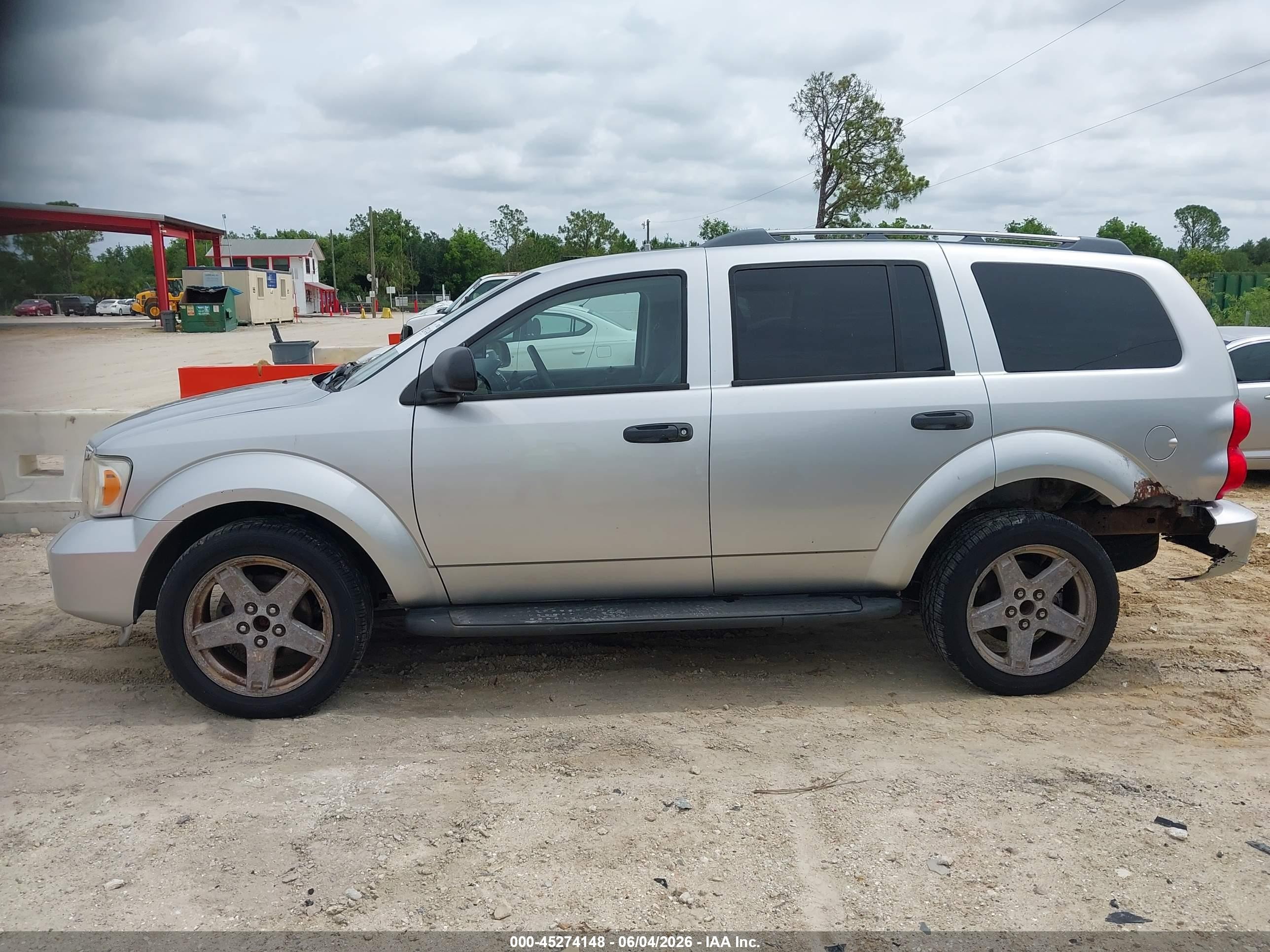 2007 Dodge Durango Limited Серебряный vin: 1D8HB58227F564161