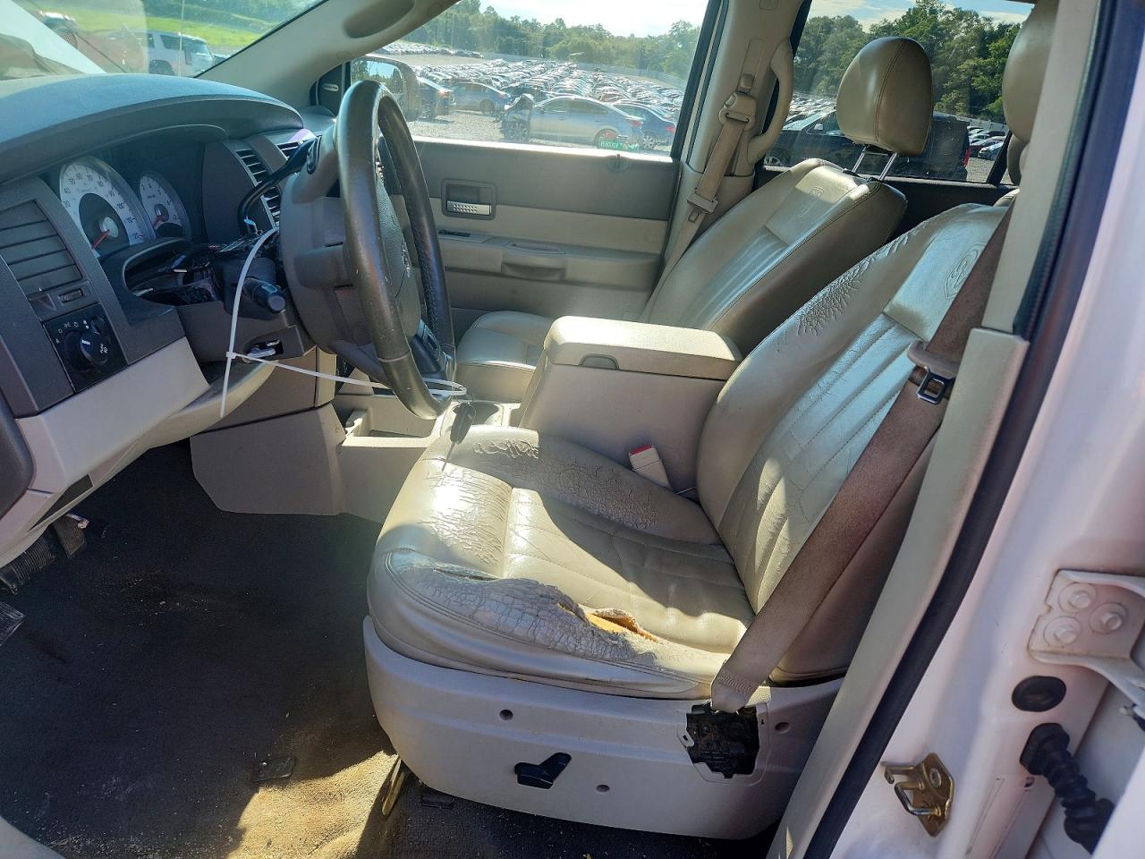 2006 Dodge Durango Limited White vin: 1D8HB58246F101761