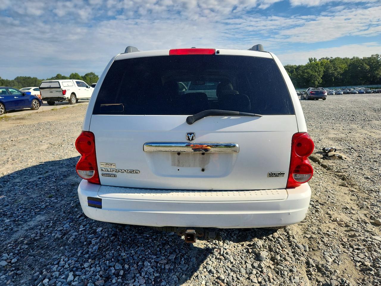 2006 Dodge Durango Limited White vin: 1D8HB58246F101761