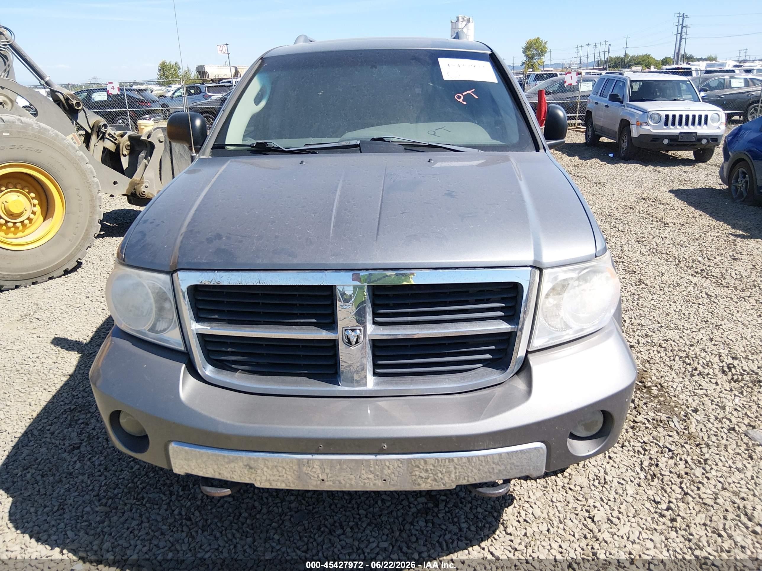 2007 Dodge Durango Limited Gray vin: 1D8HB58297F561581
