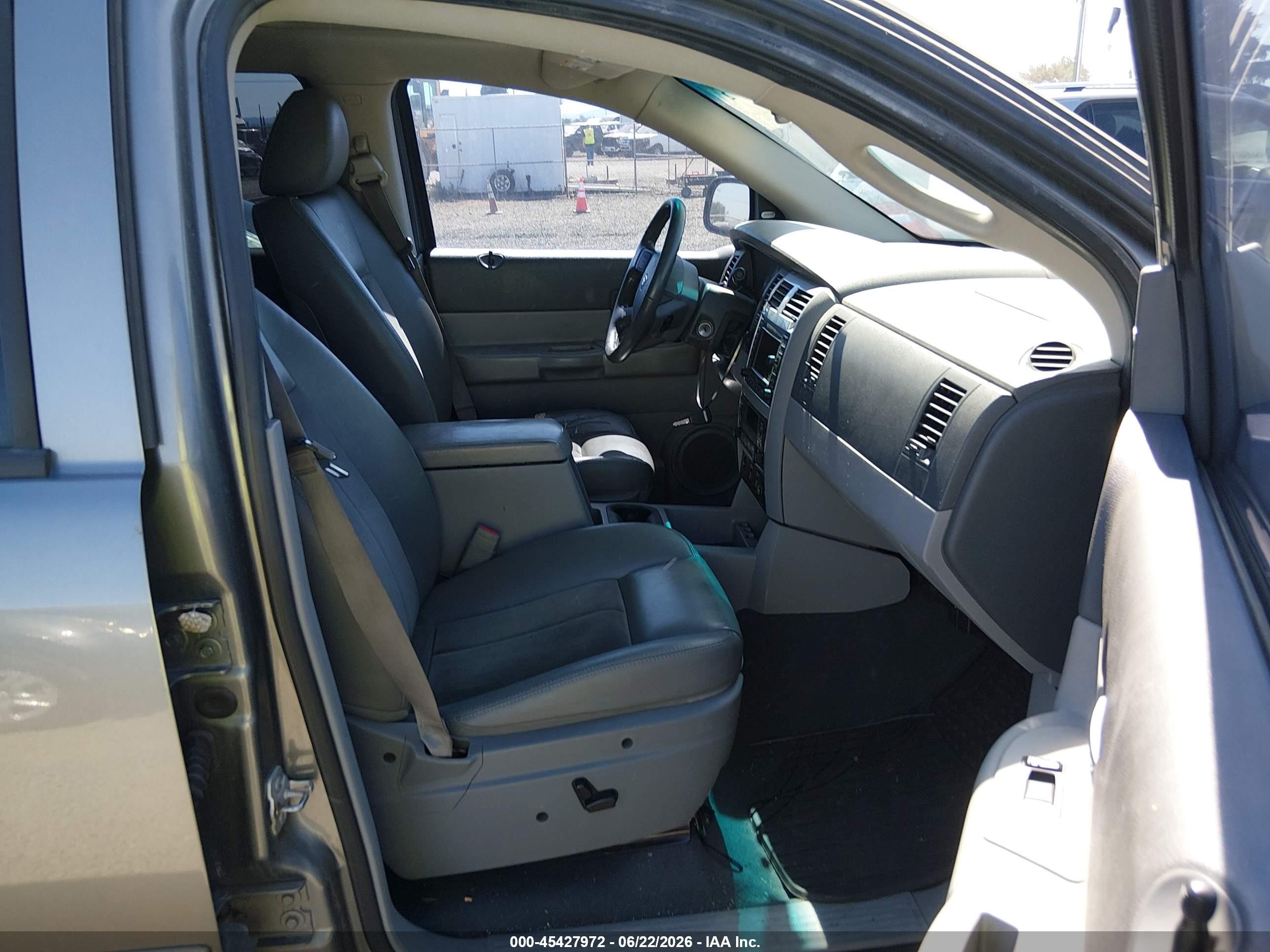 2007 Dodge Durango Limited Gray vin: 1D8HB58297F561581