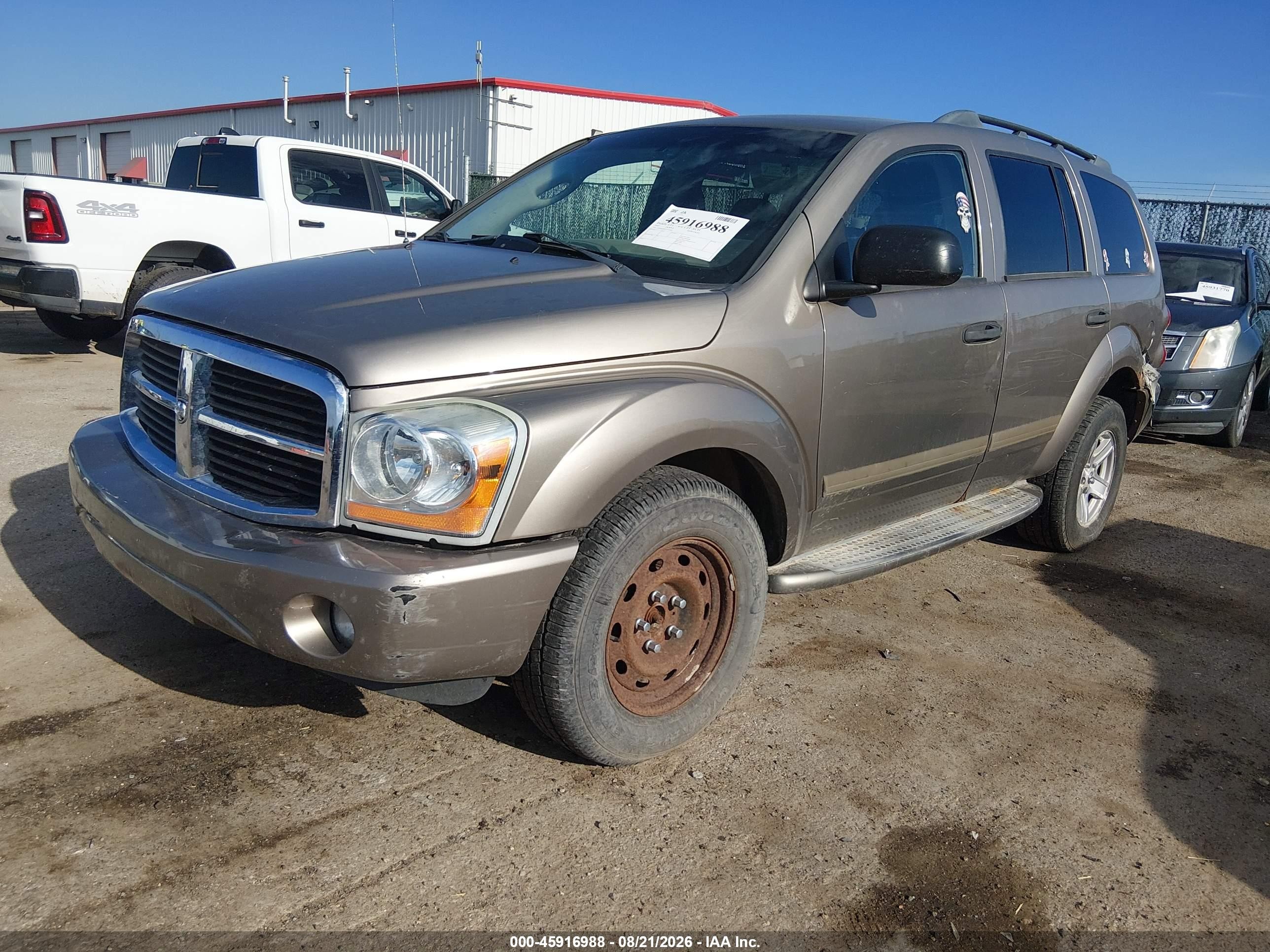 2005 Dodge Durango Limited Золотой vin: 1D8HB58D05F552041
