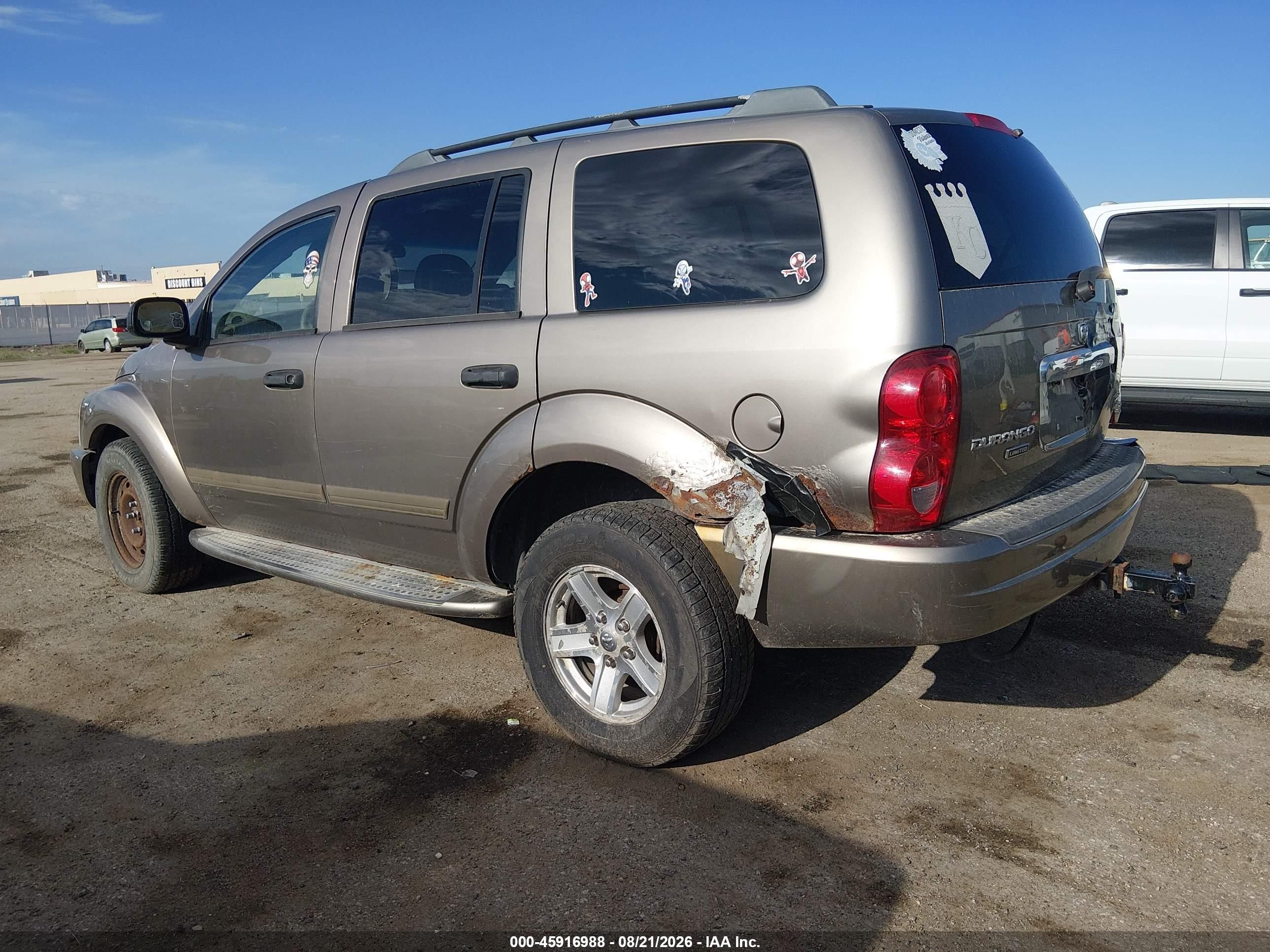 2005 Dodge Durango Limited Золотой vin: 1D8HB58D05F552041