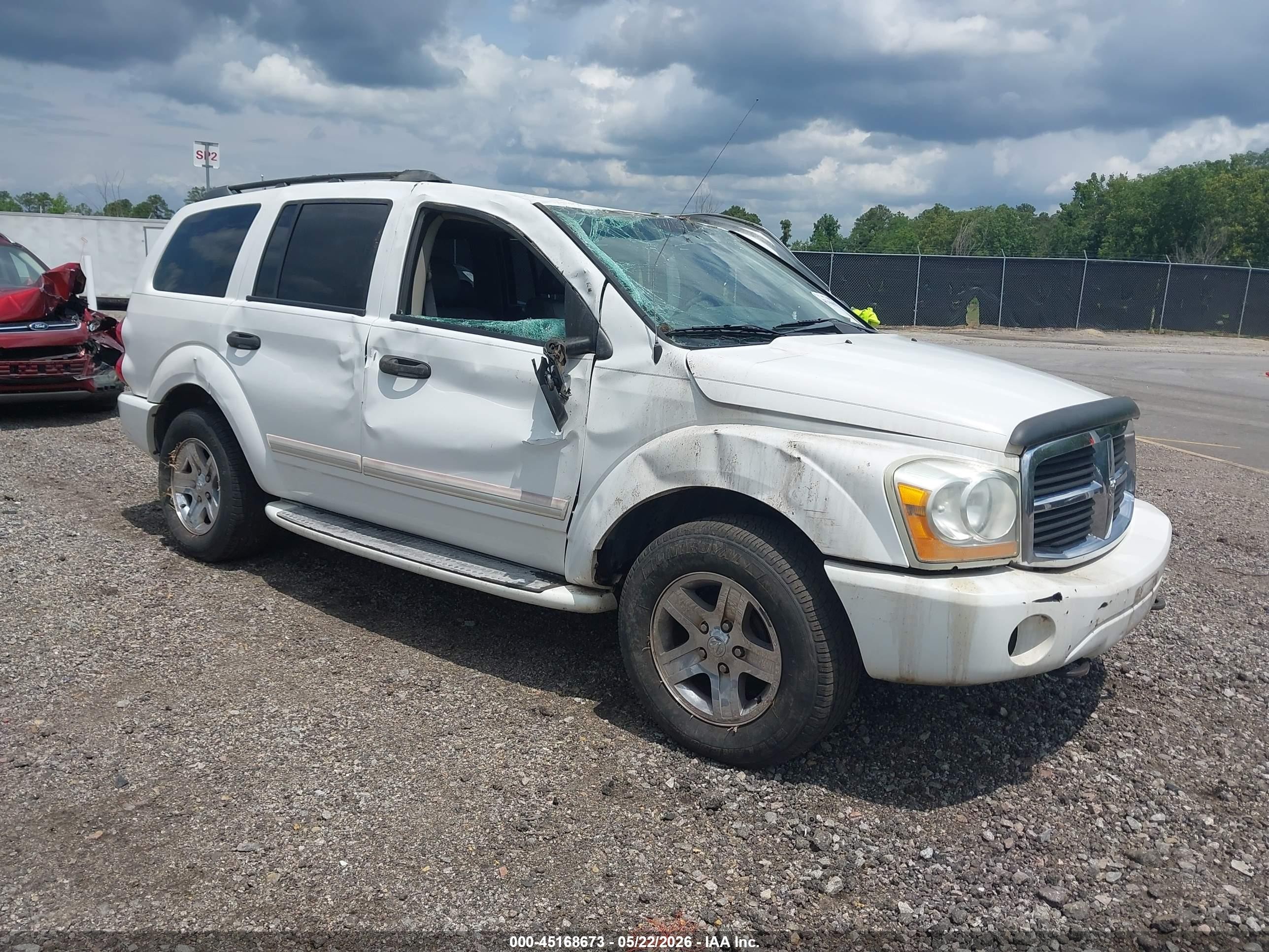 2004 Dodge Durango Limited White vin: 1D8HB58D14F105331