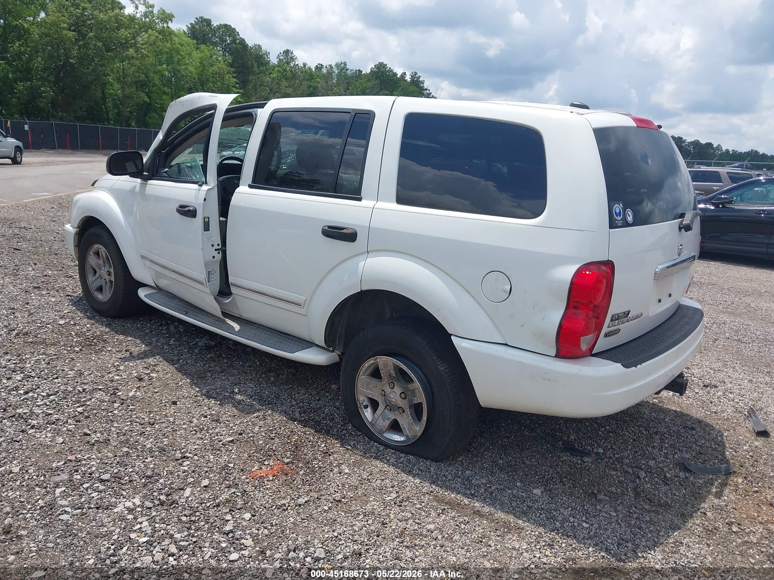 2004 Dodge Durango Limited White vin: 1D8HB58D14F105331